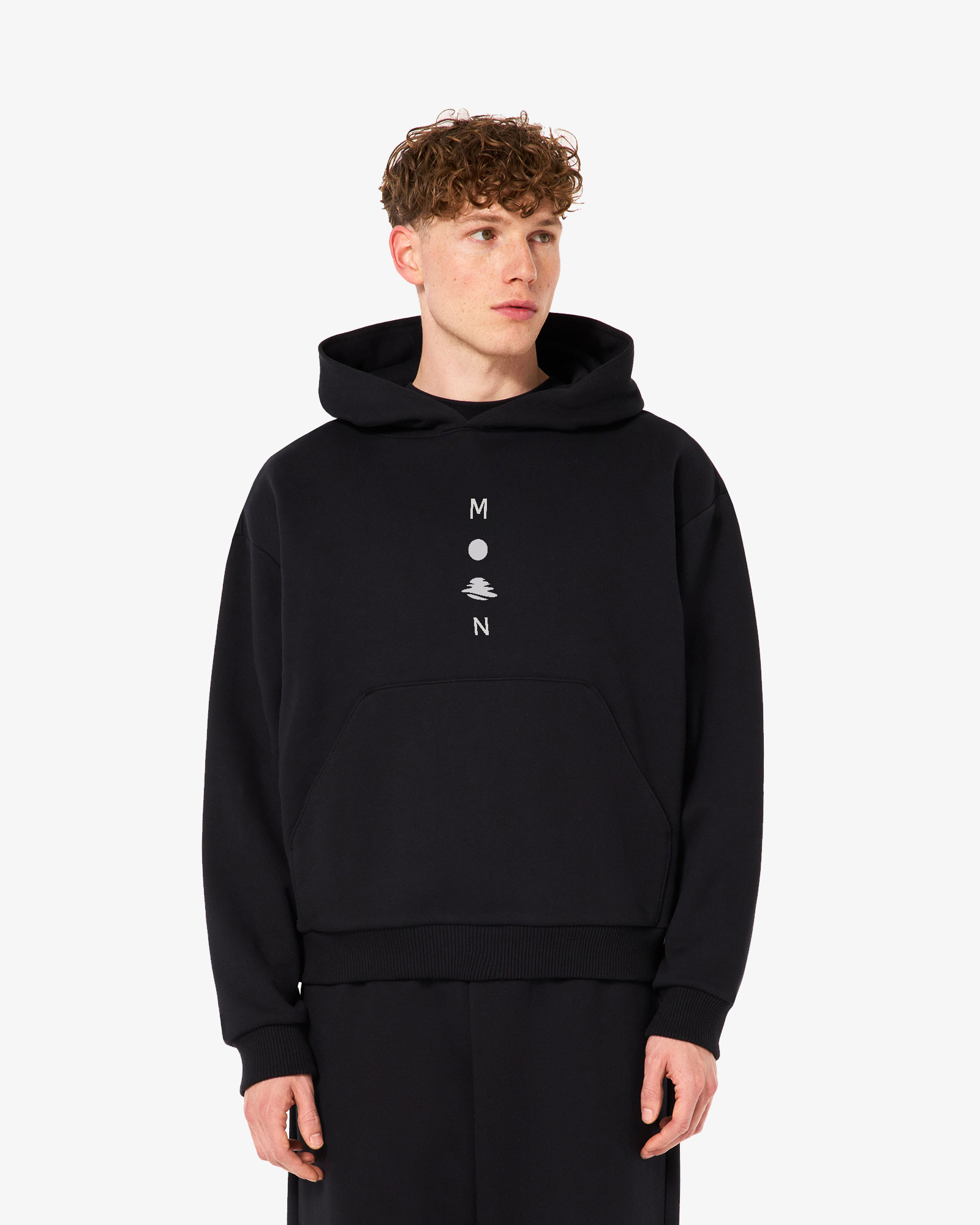 Moon Night Black Hoodie