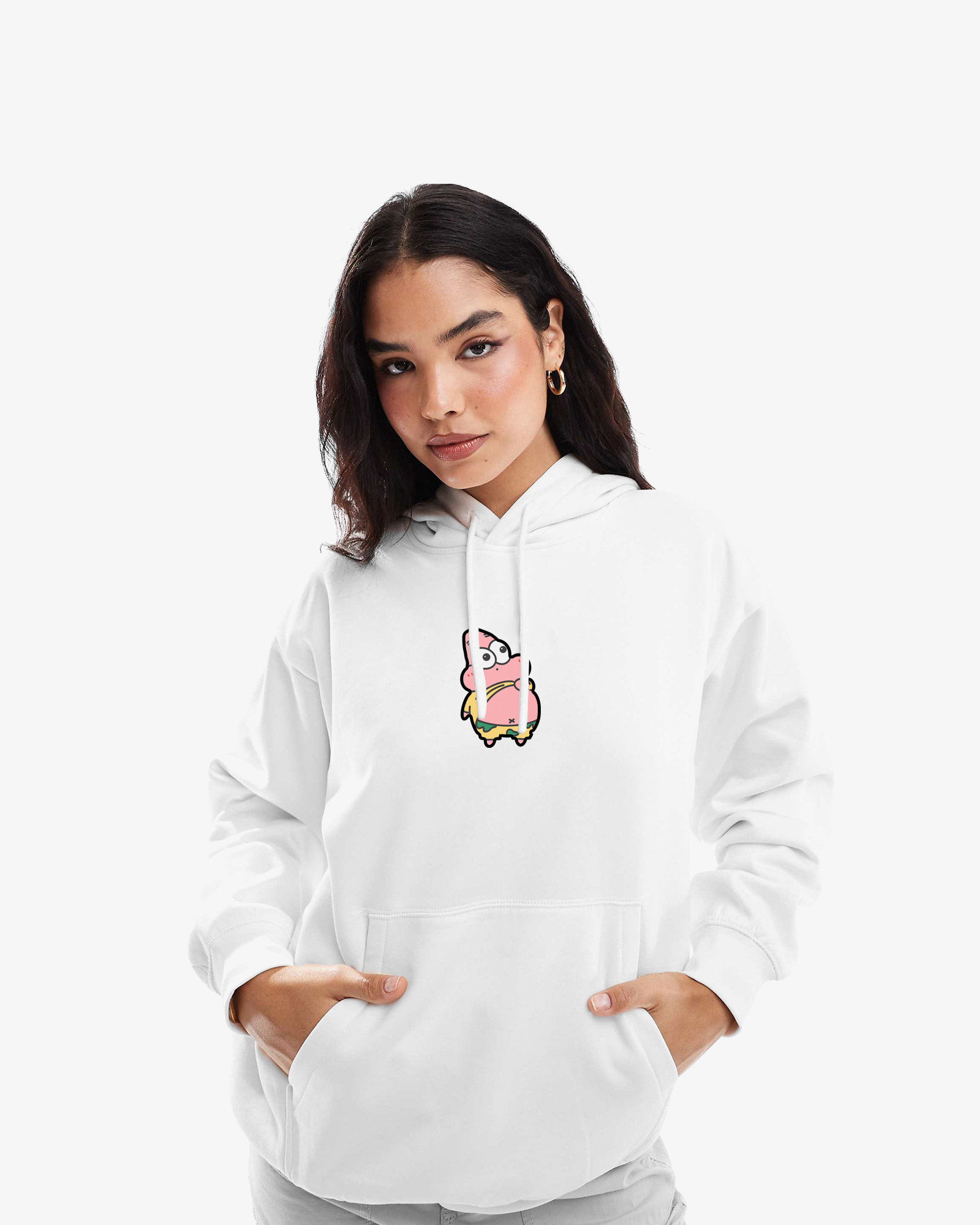 Baby Patrik White Hoodie