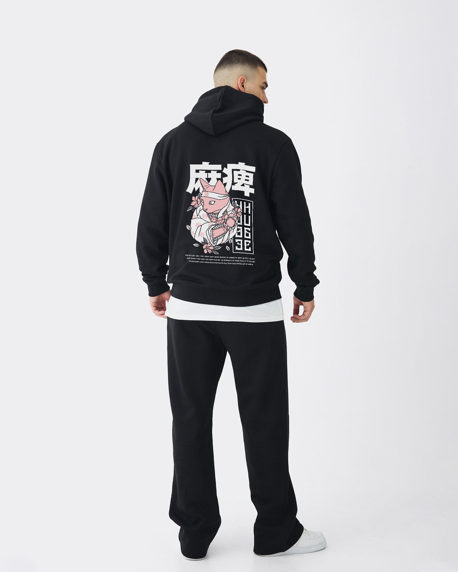 Shinobi Kitty Black Hoodie