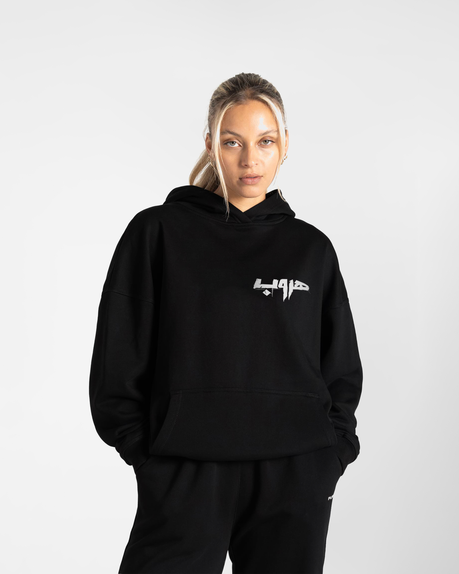 Escape Arabic Font Hoodie