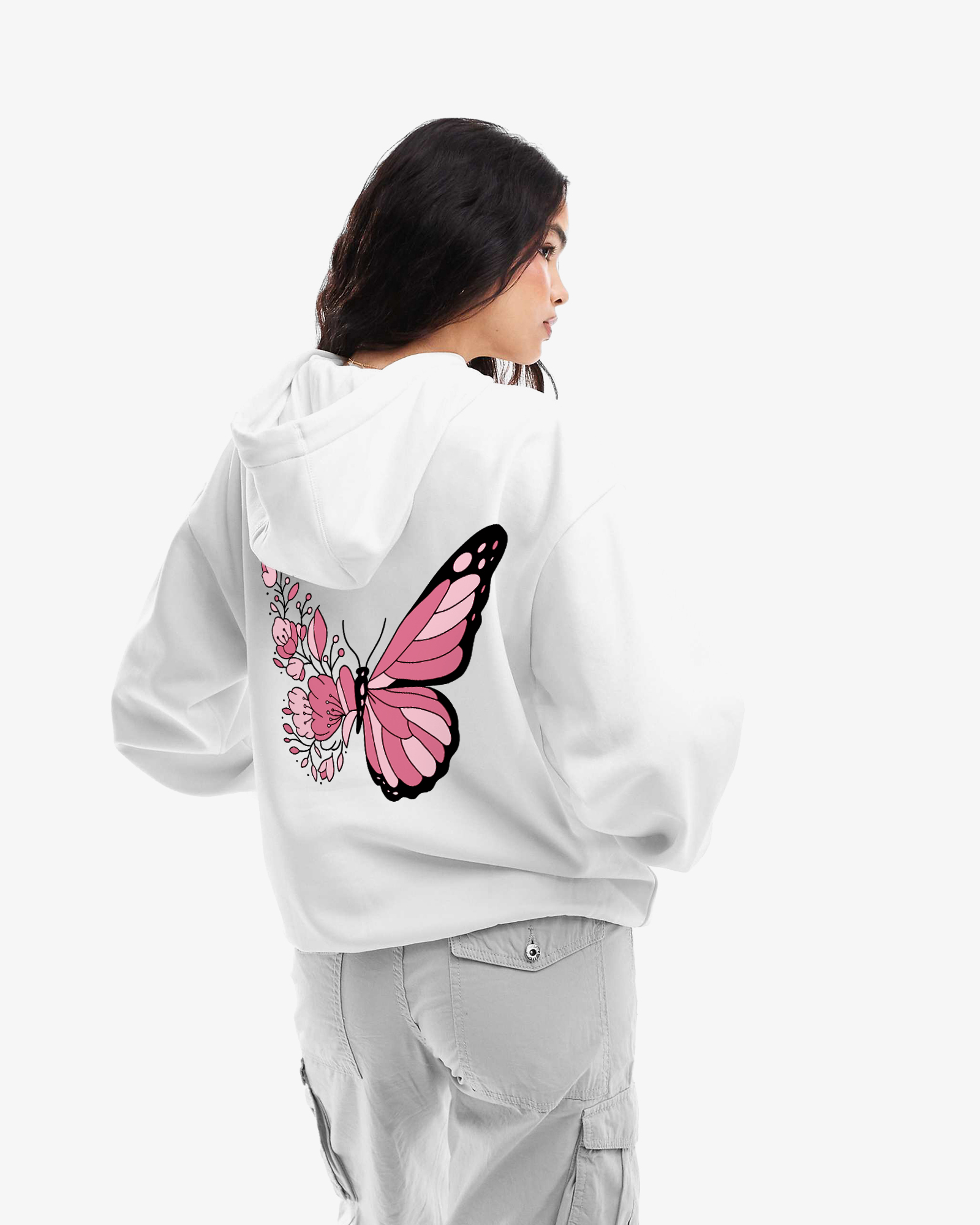 Butterfly Print Hoodie