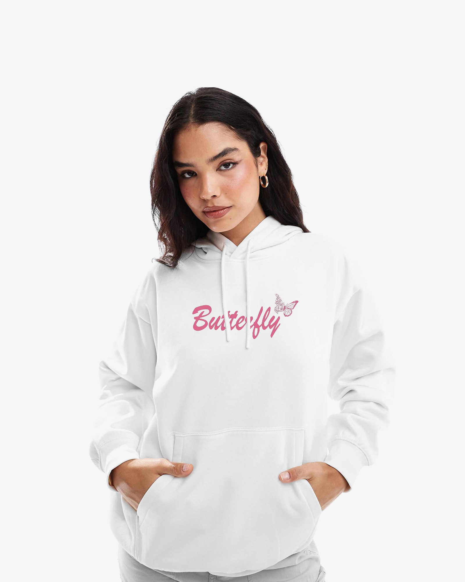 Butterfly Print Hoodie
