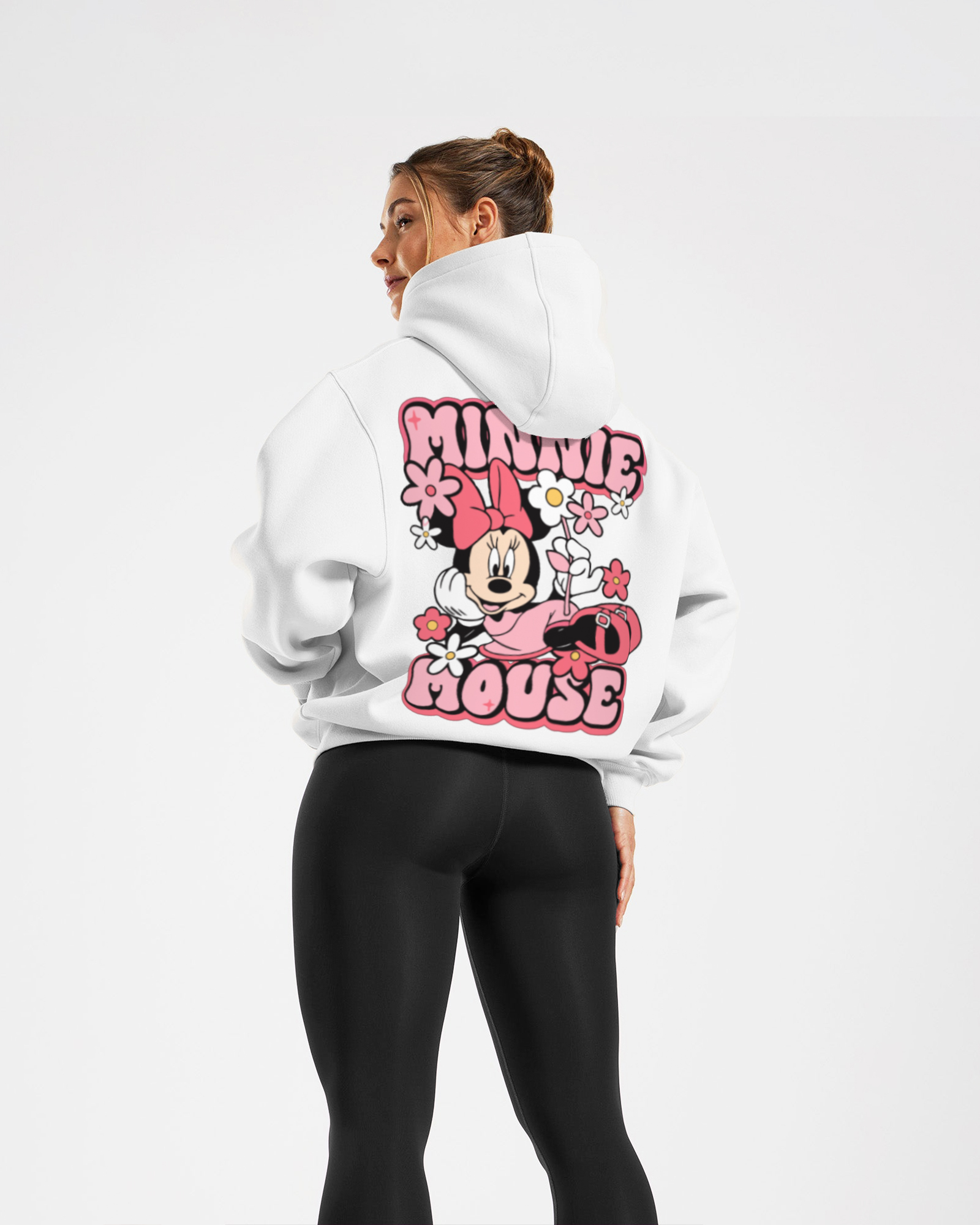 Minnie Mouse White Hoodie
