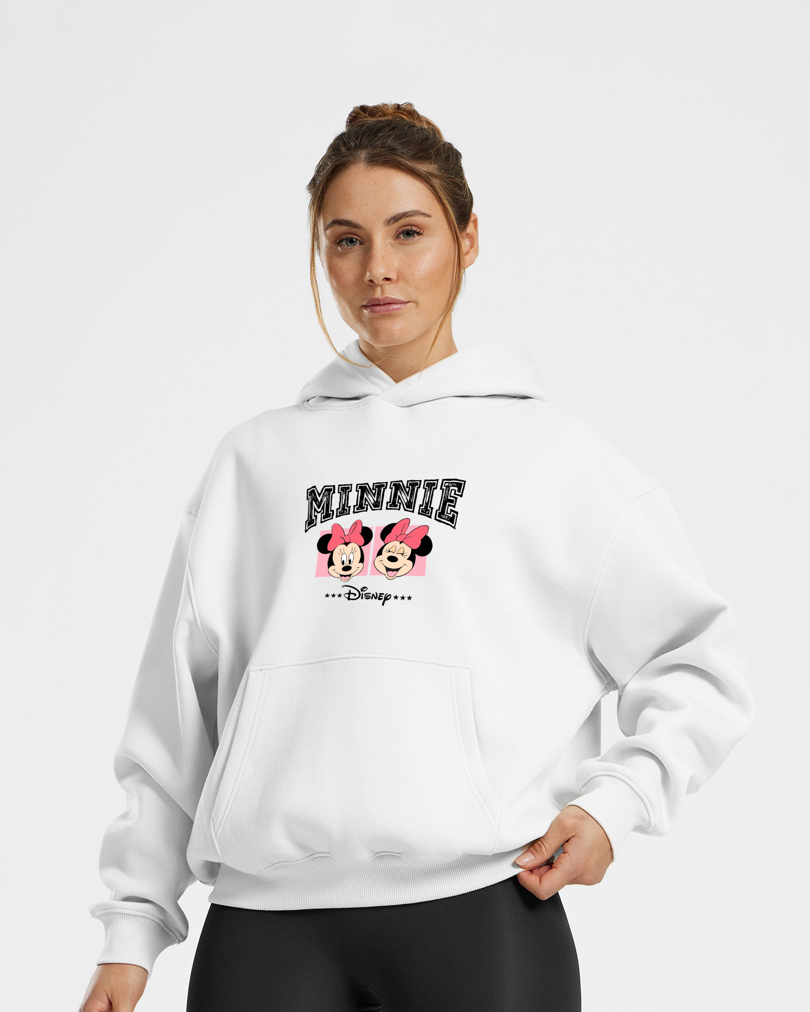 Minnie Mouse White Hoodie