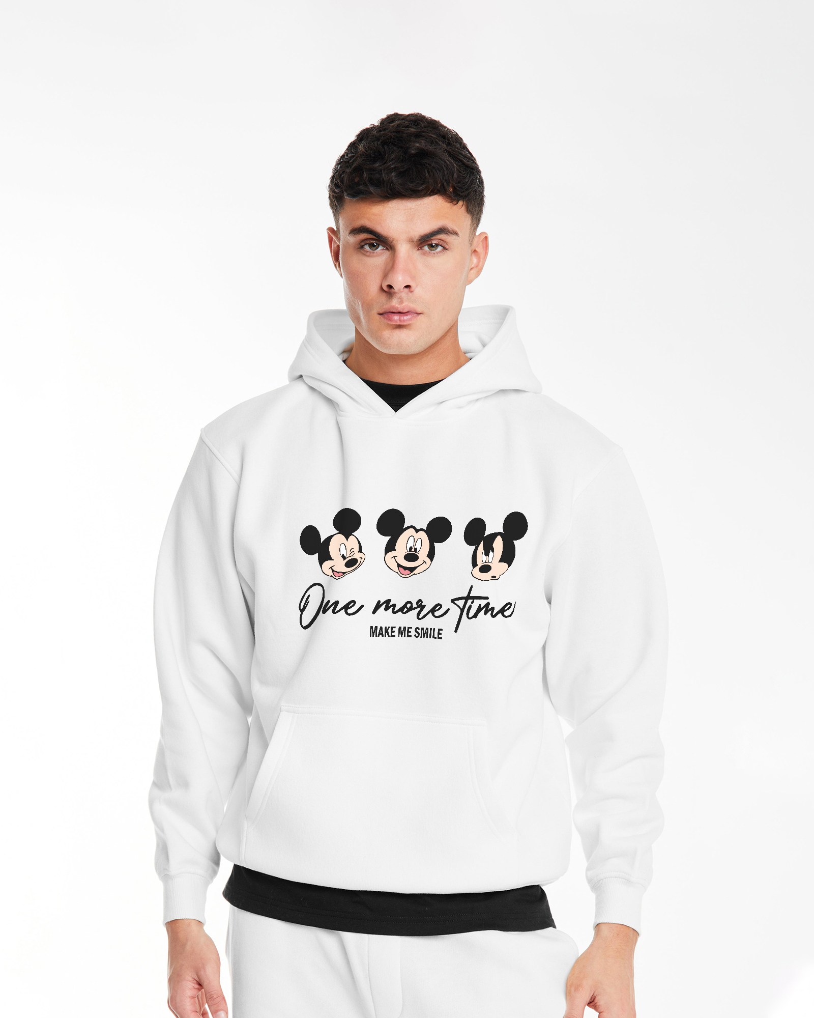 Mickey Mouse White Hoodie