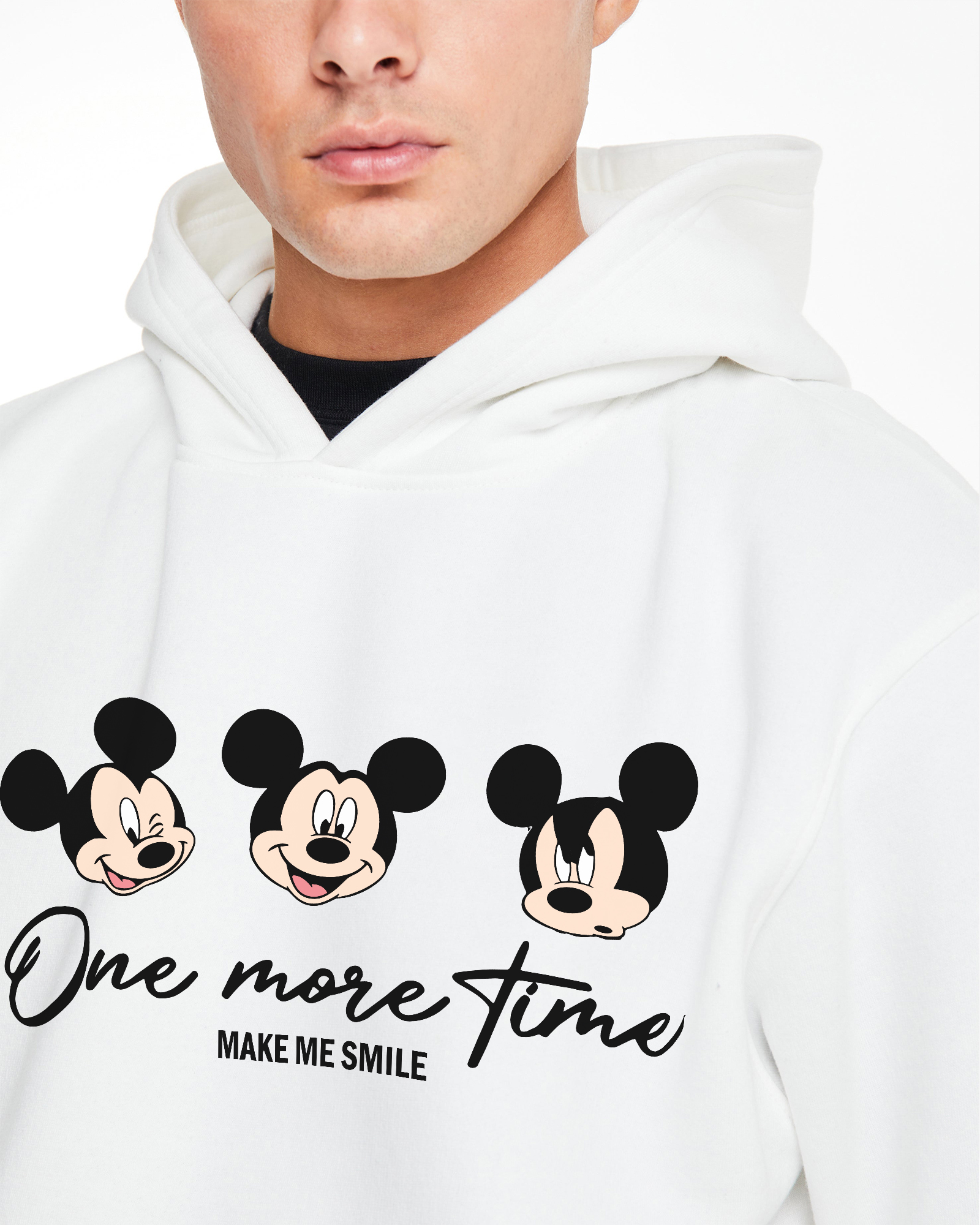 Mickey Mouse White Hoodie