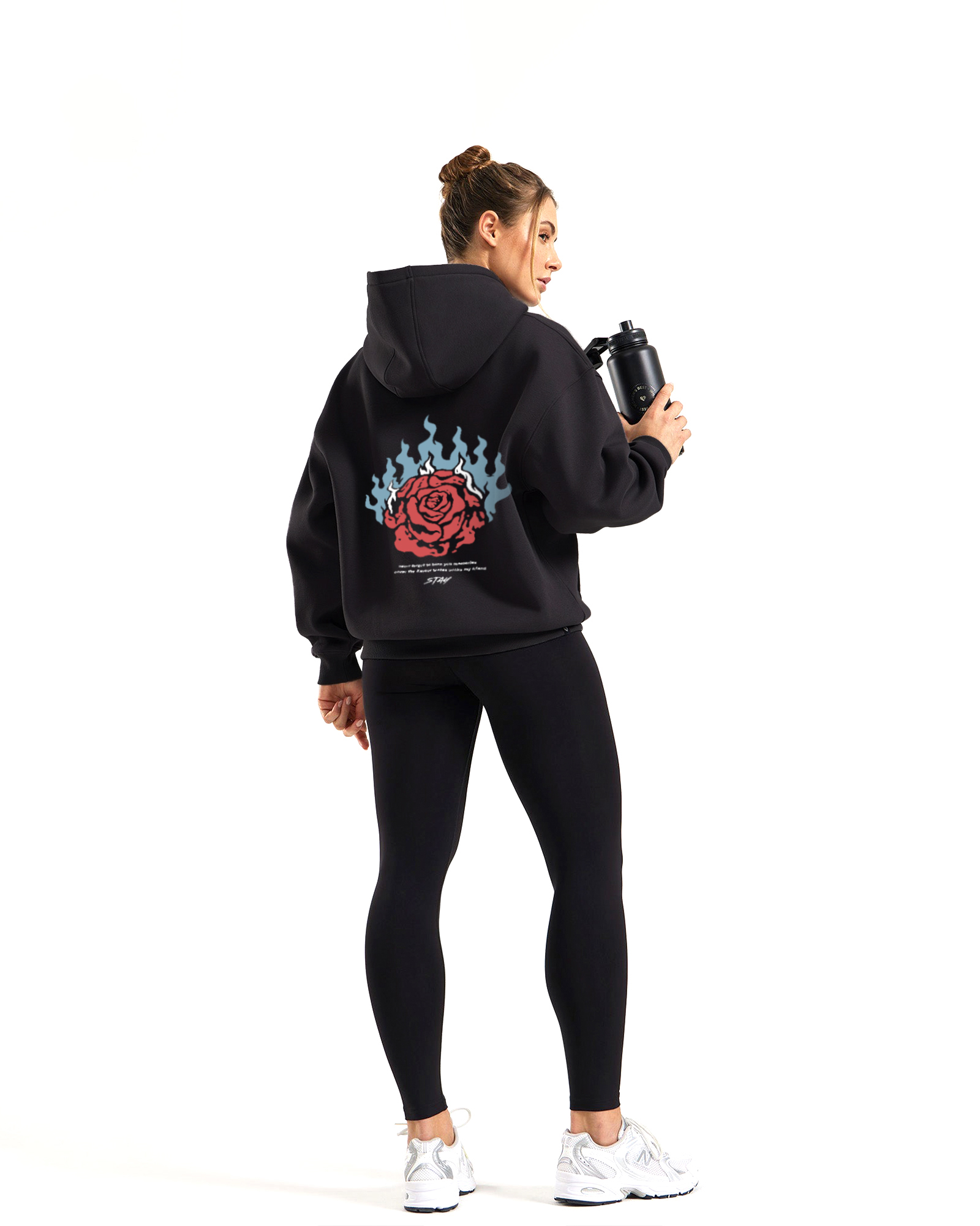 Stay Blended Black Hoodie