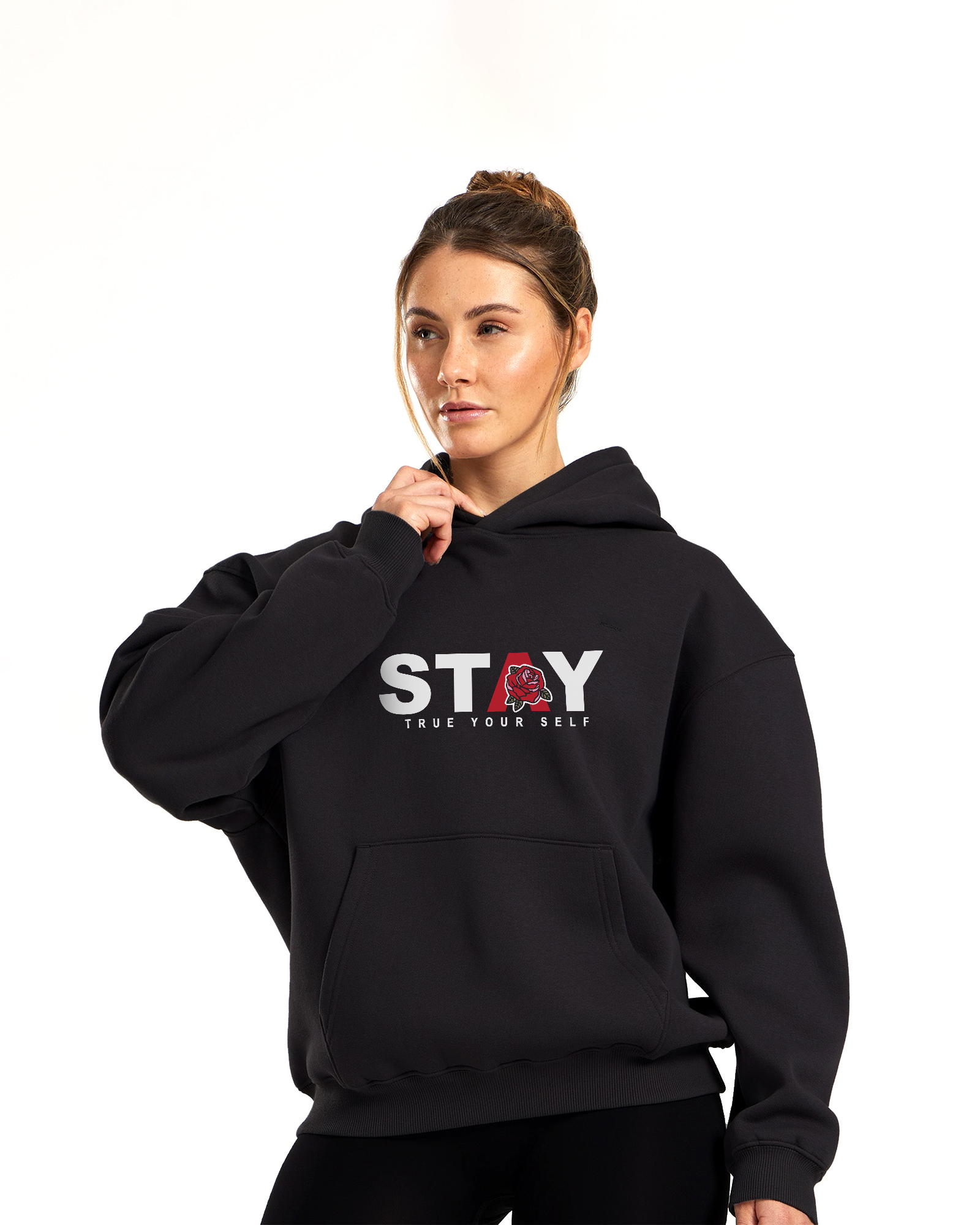 Stay Blended Black Hoodie