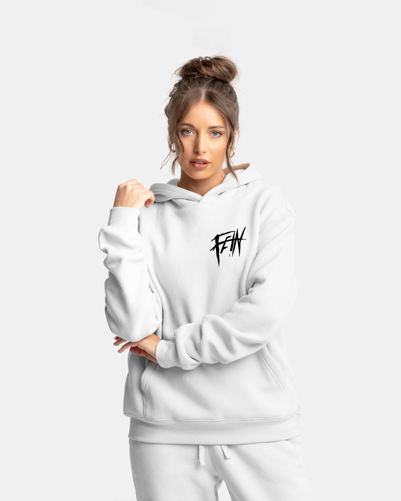 FE!N White Hoodie