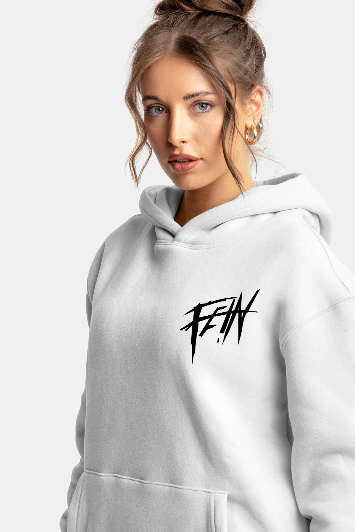 FE!N White Hoodie