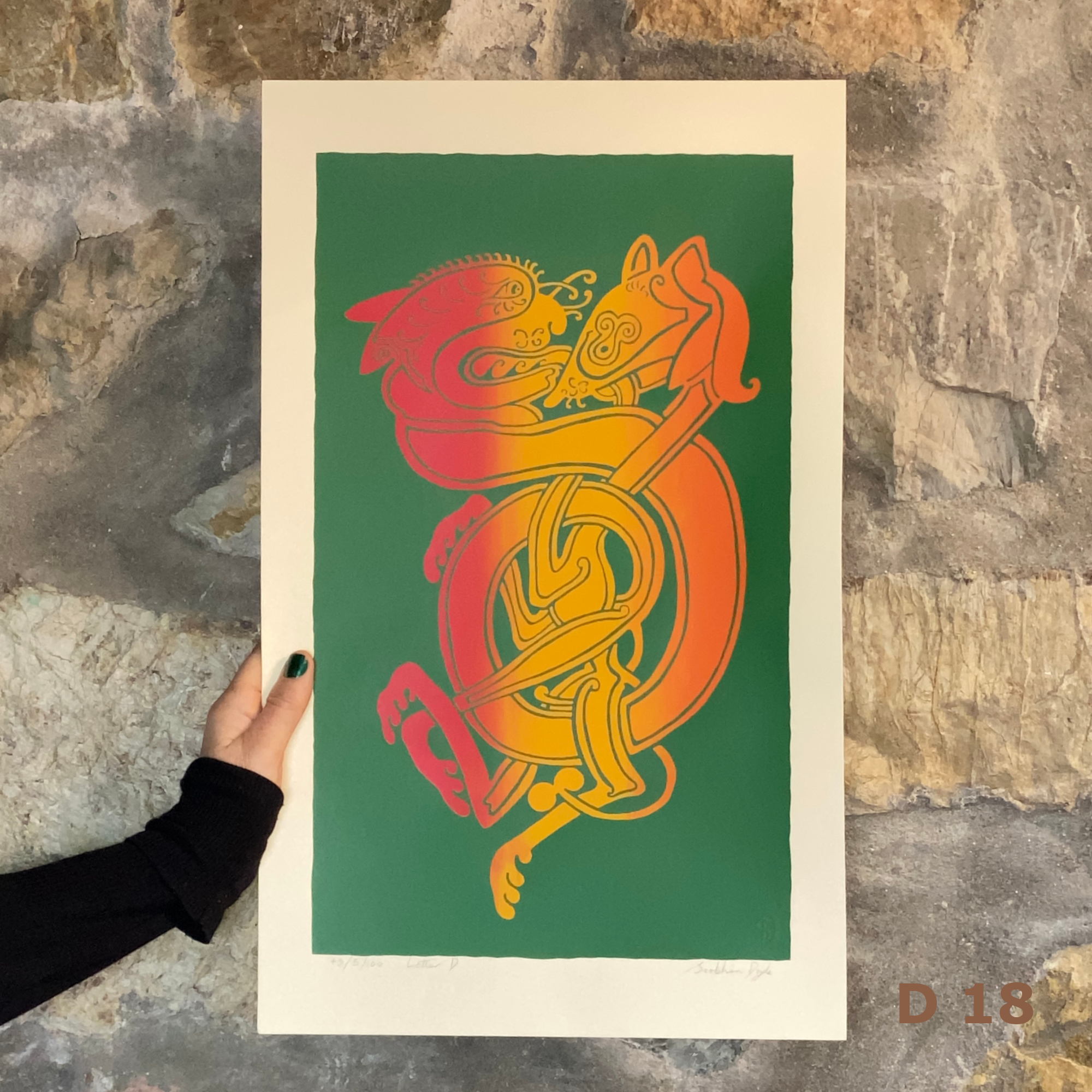 Celtic Letter D