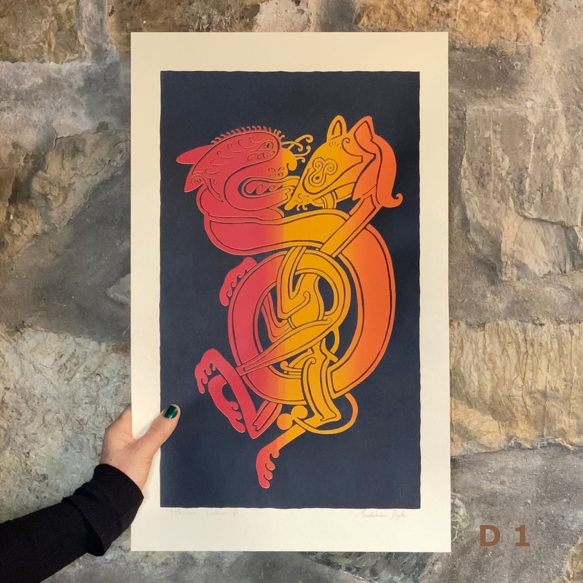 Celtic Letter D