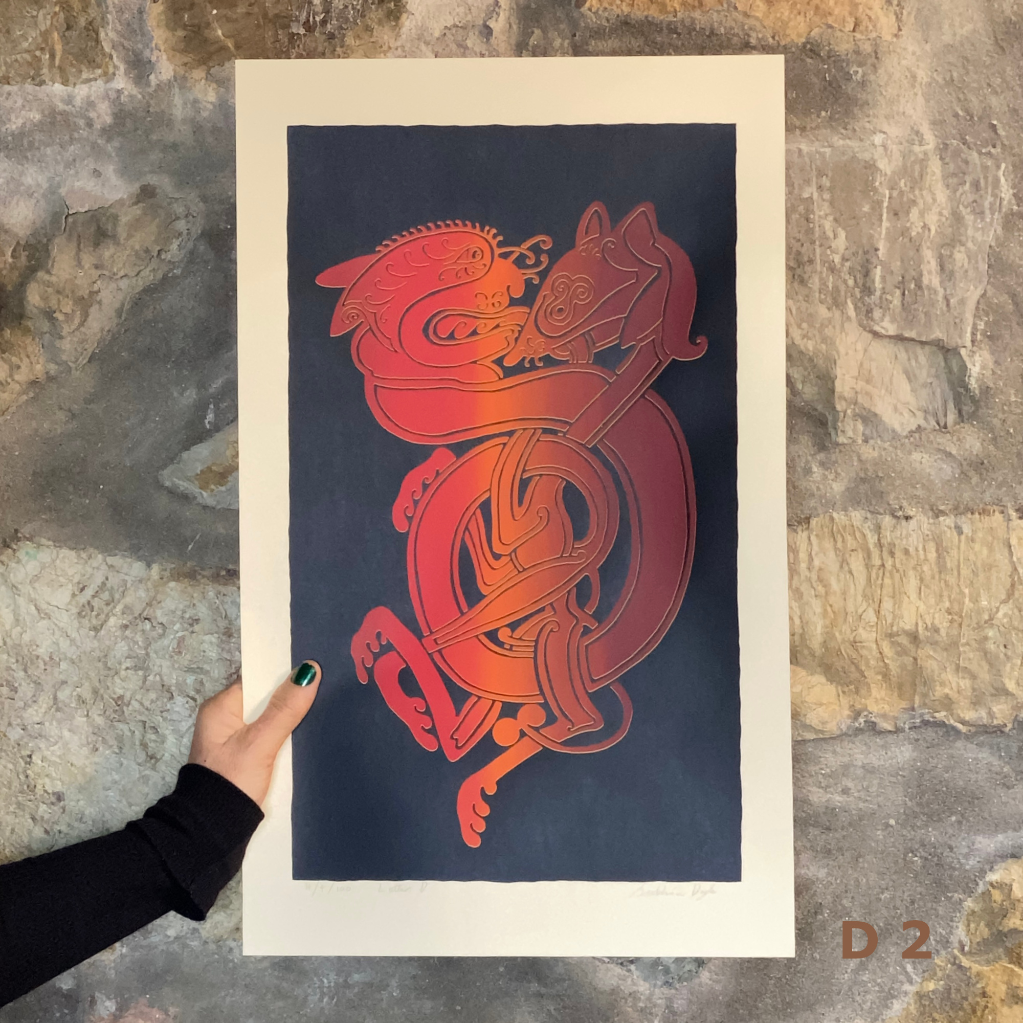 Celtic Letter D