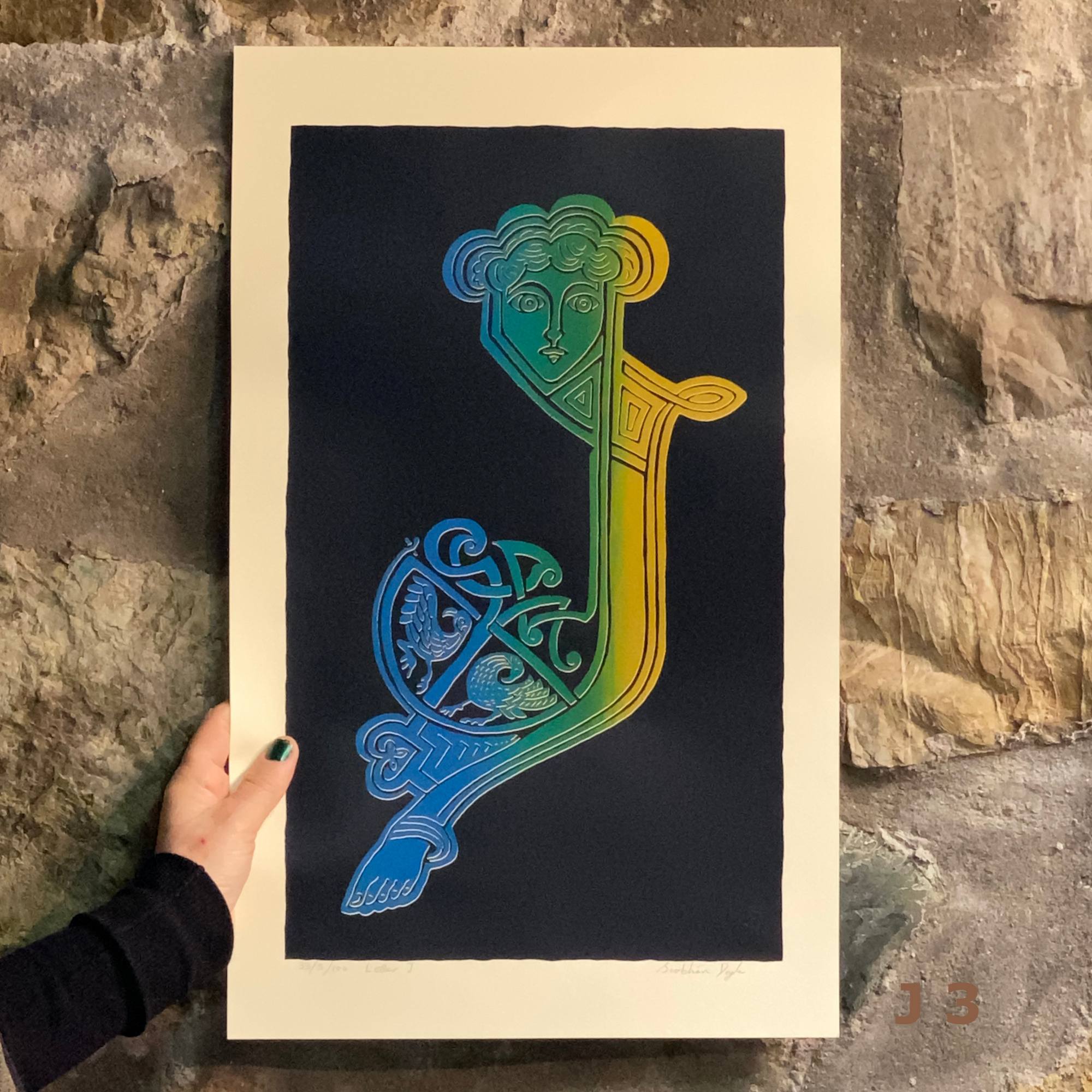 Celtic Letter J