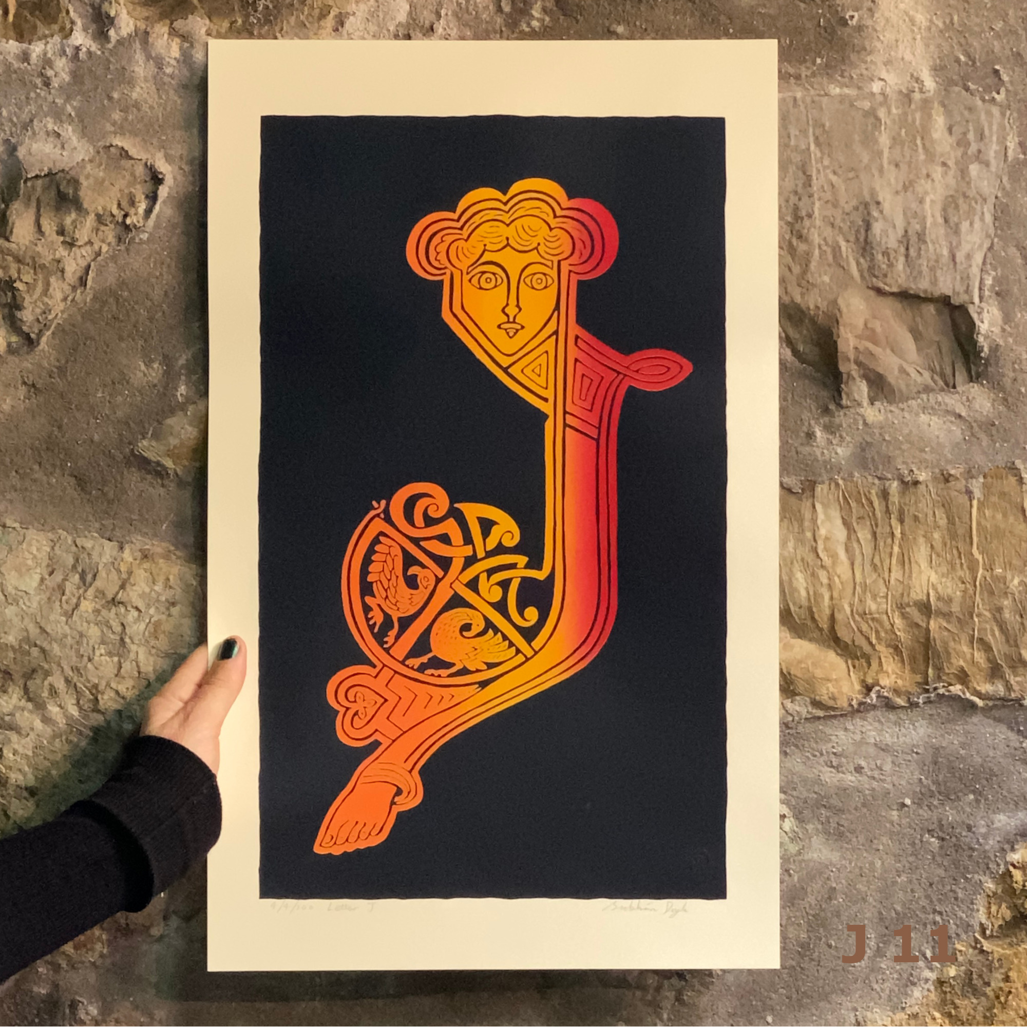 Celtic Letter J