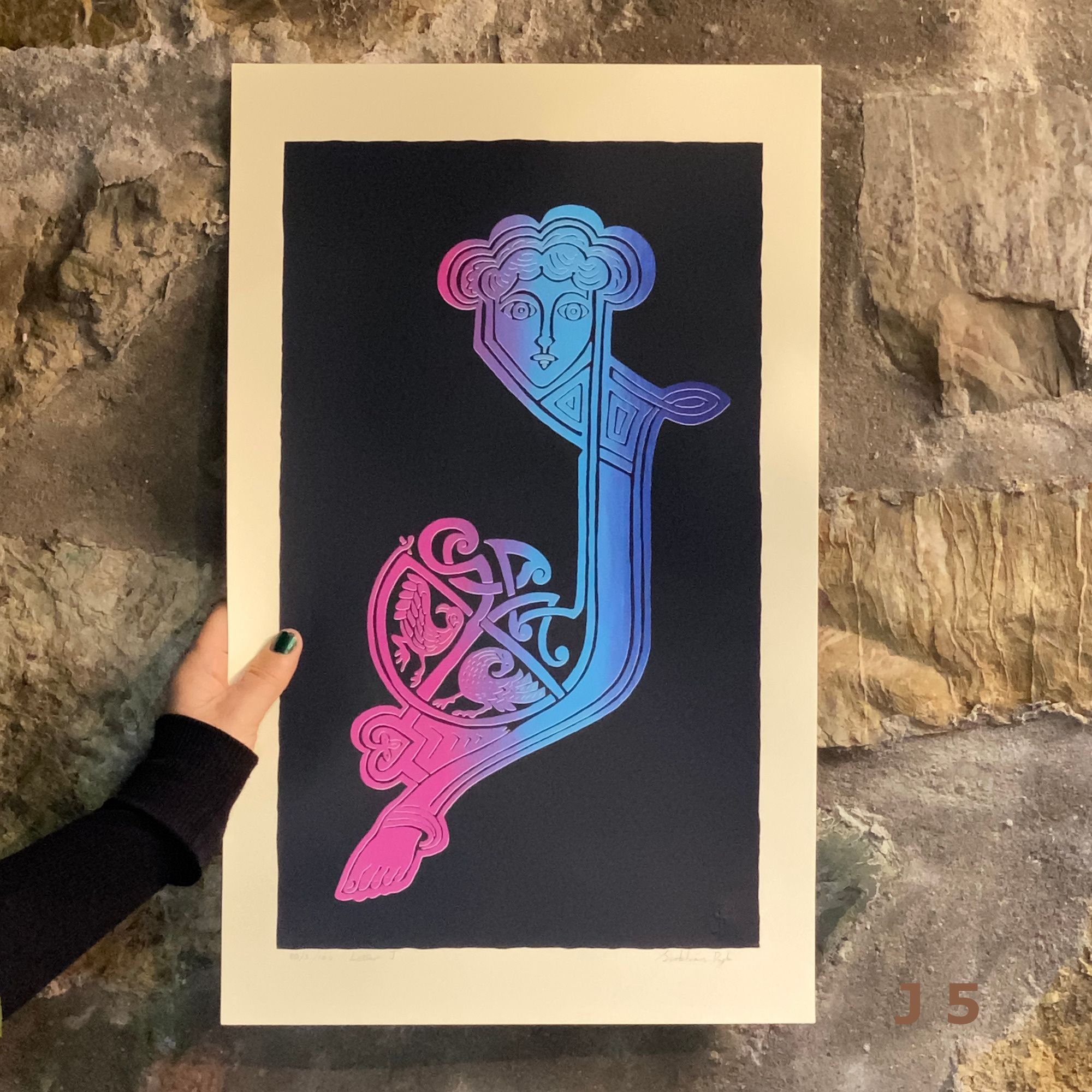 Celtic Letter J