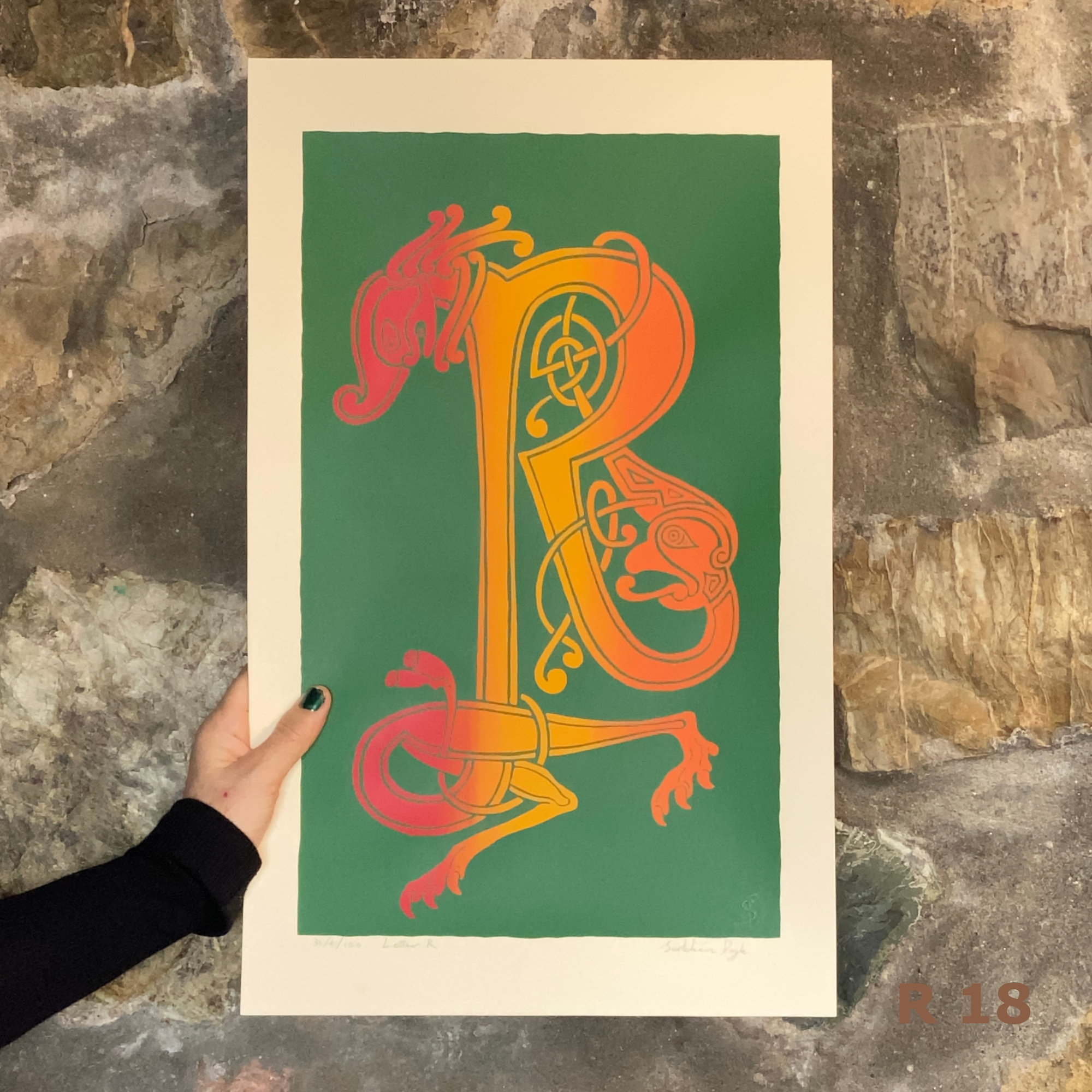 Celtic Letter R