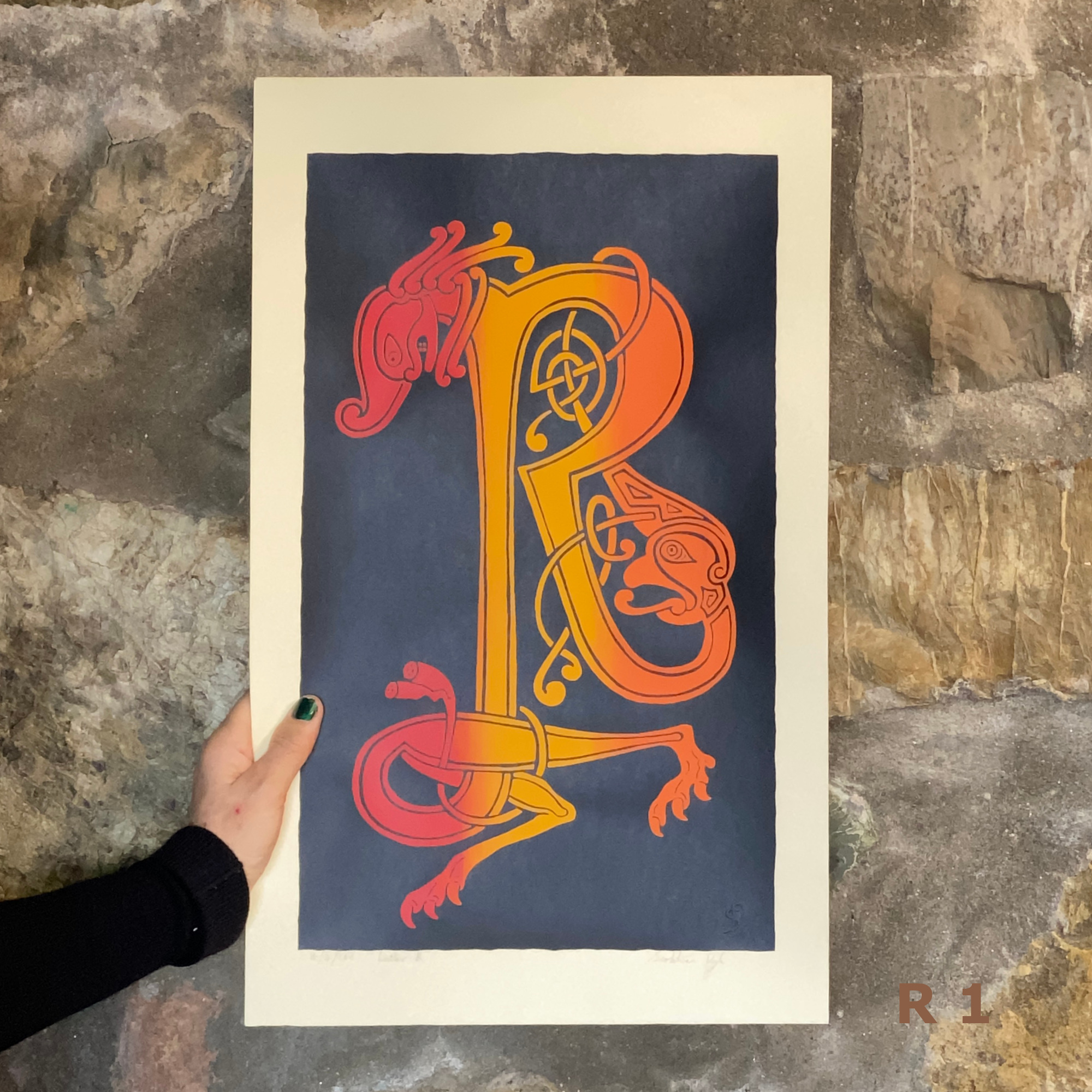 Celtic Letter R