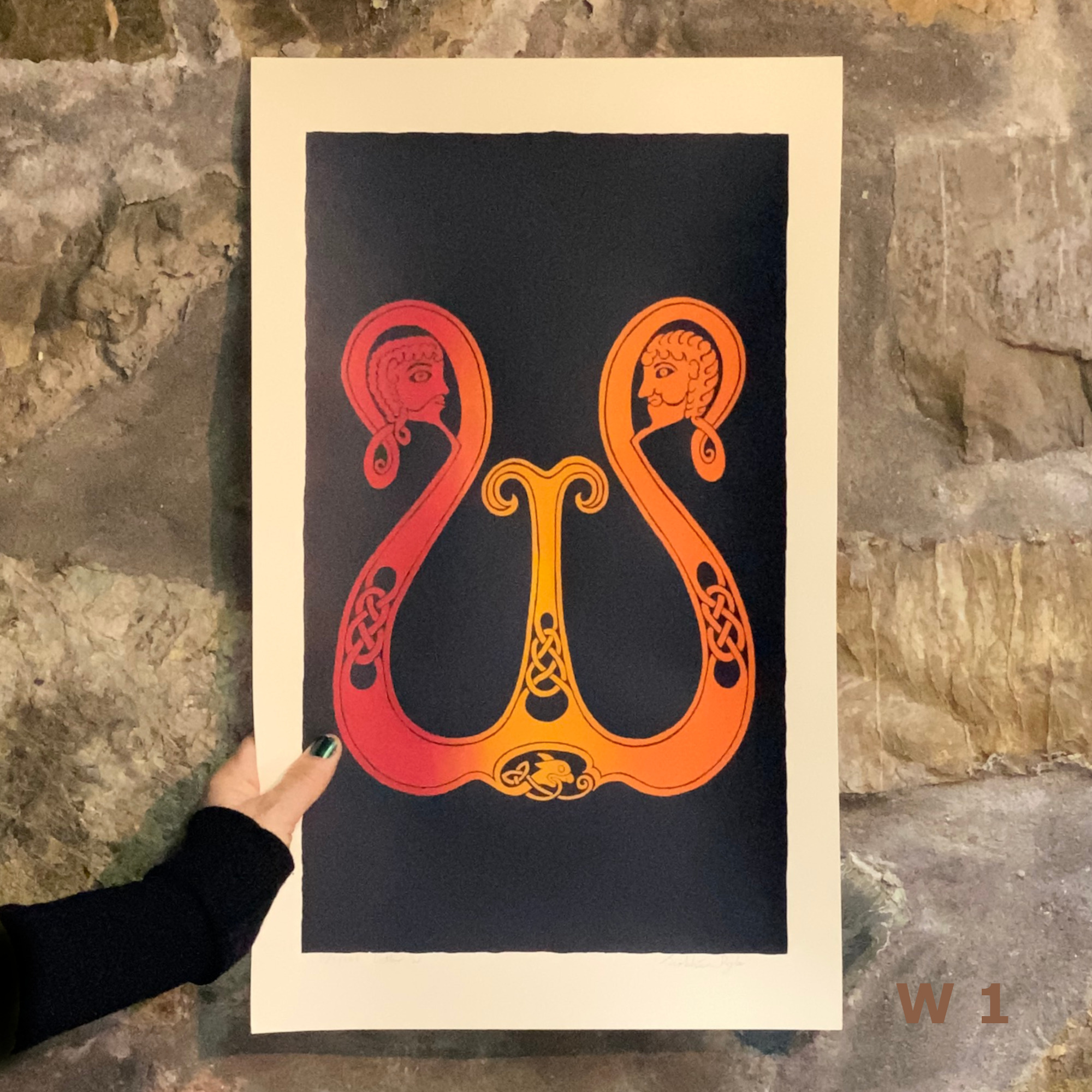 Celtic Letter W