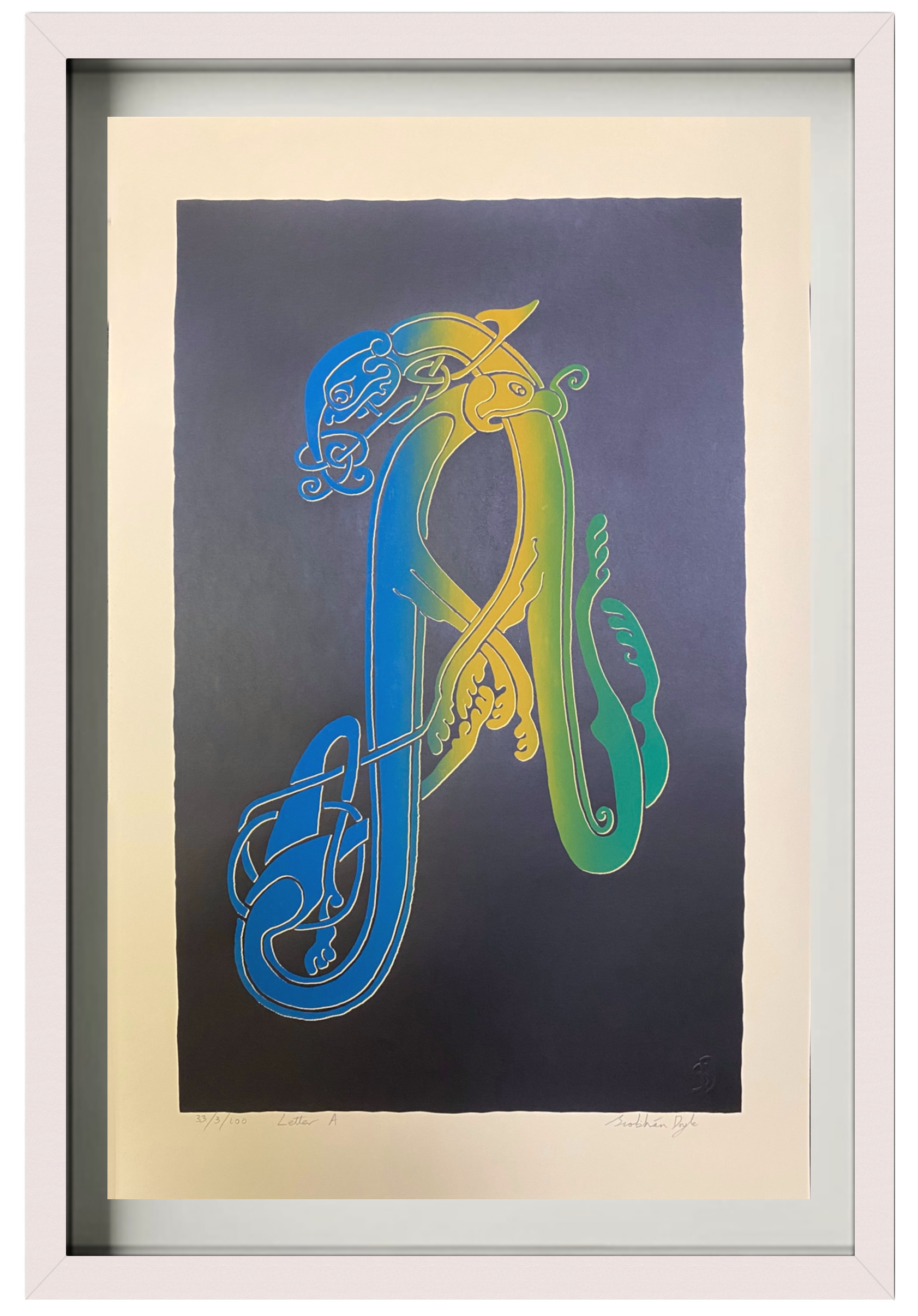Framed Celtic Letters 