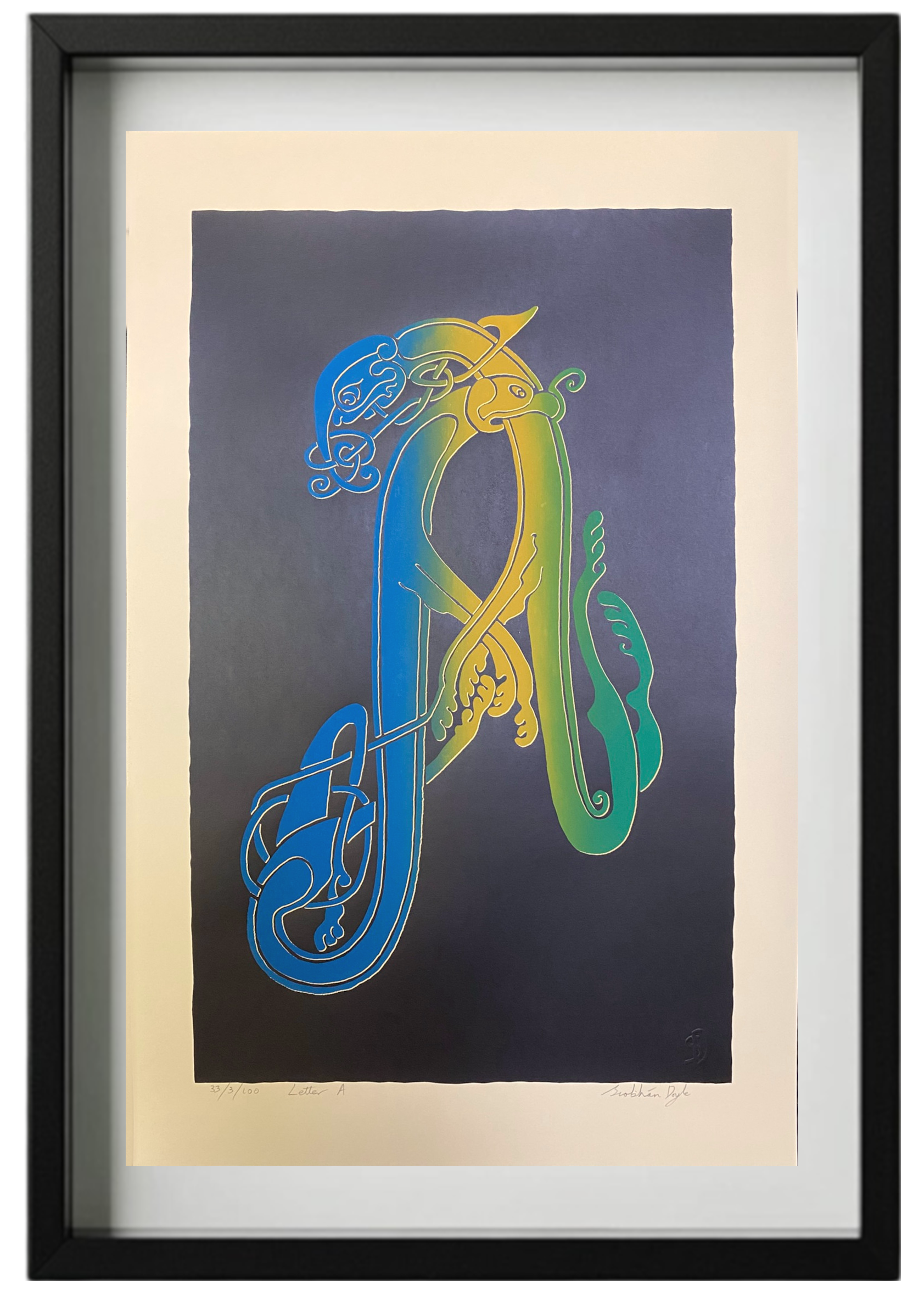 Framed Celtic Letters 