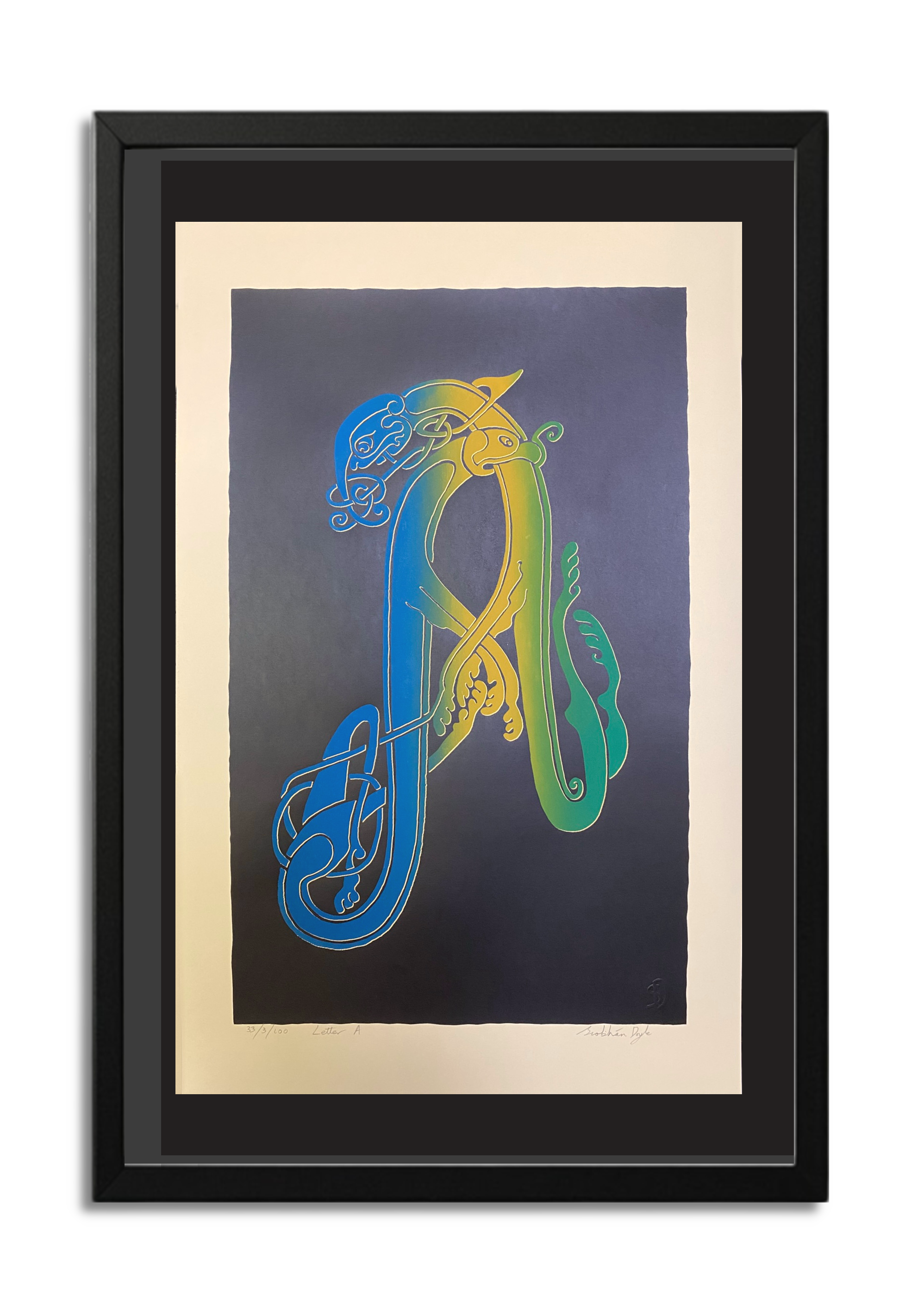 Framed Celtic Letters 