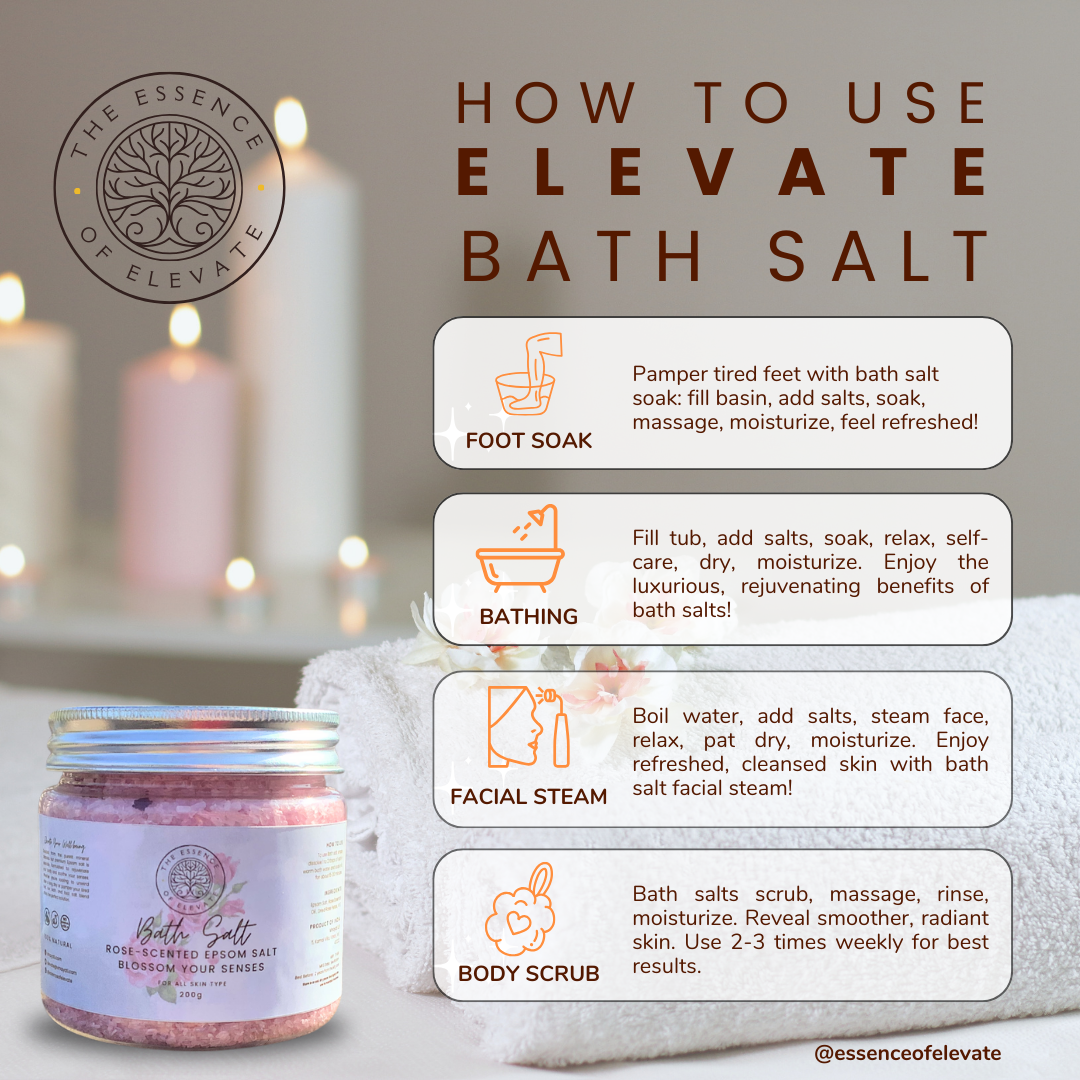Elevate’s Rose Bath Salt 