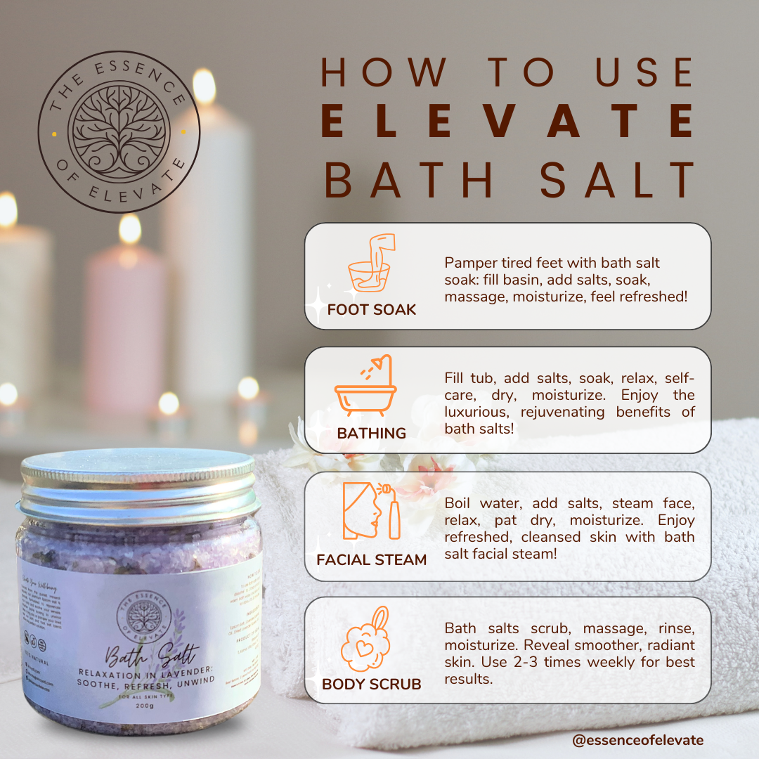 Elevate’s Lavender Bath Salt 
