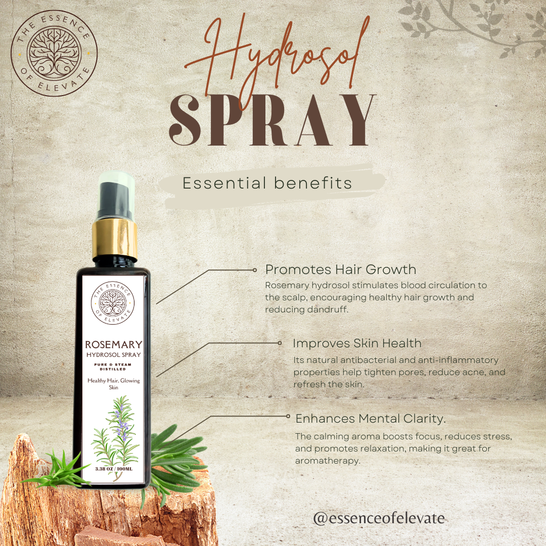 The Essence of Elevate Rosemary Hydrosol