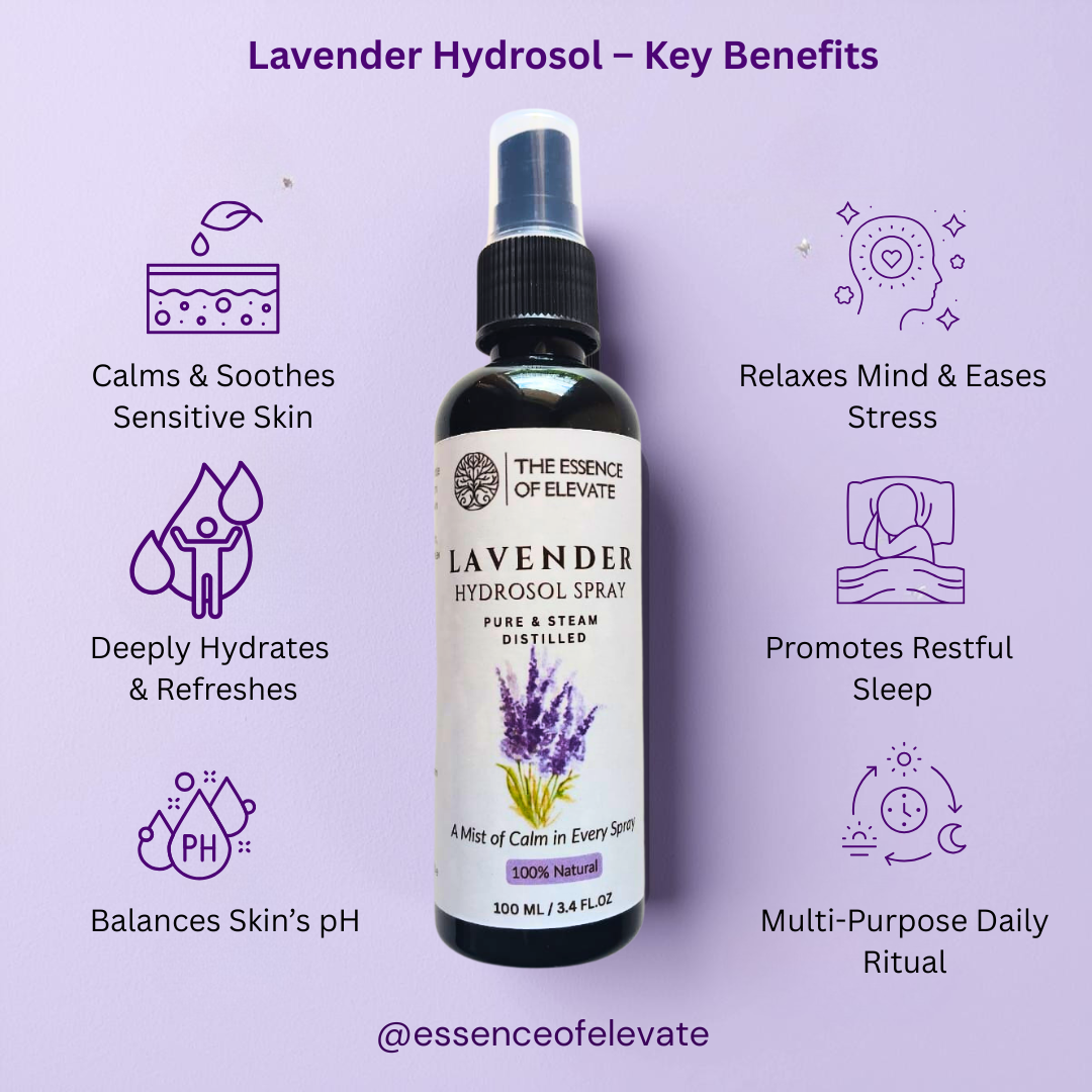 The Essence of Elevate Lavender Hydrosol (100ml) 