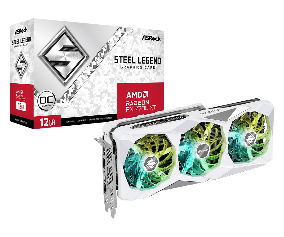 Asrock RX 7700 XT Steel Legend 12G OC