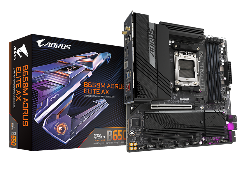 Gigabyte B650M Aorus Elite AX (WIFI+BT) AM5