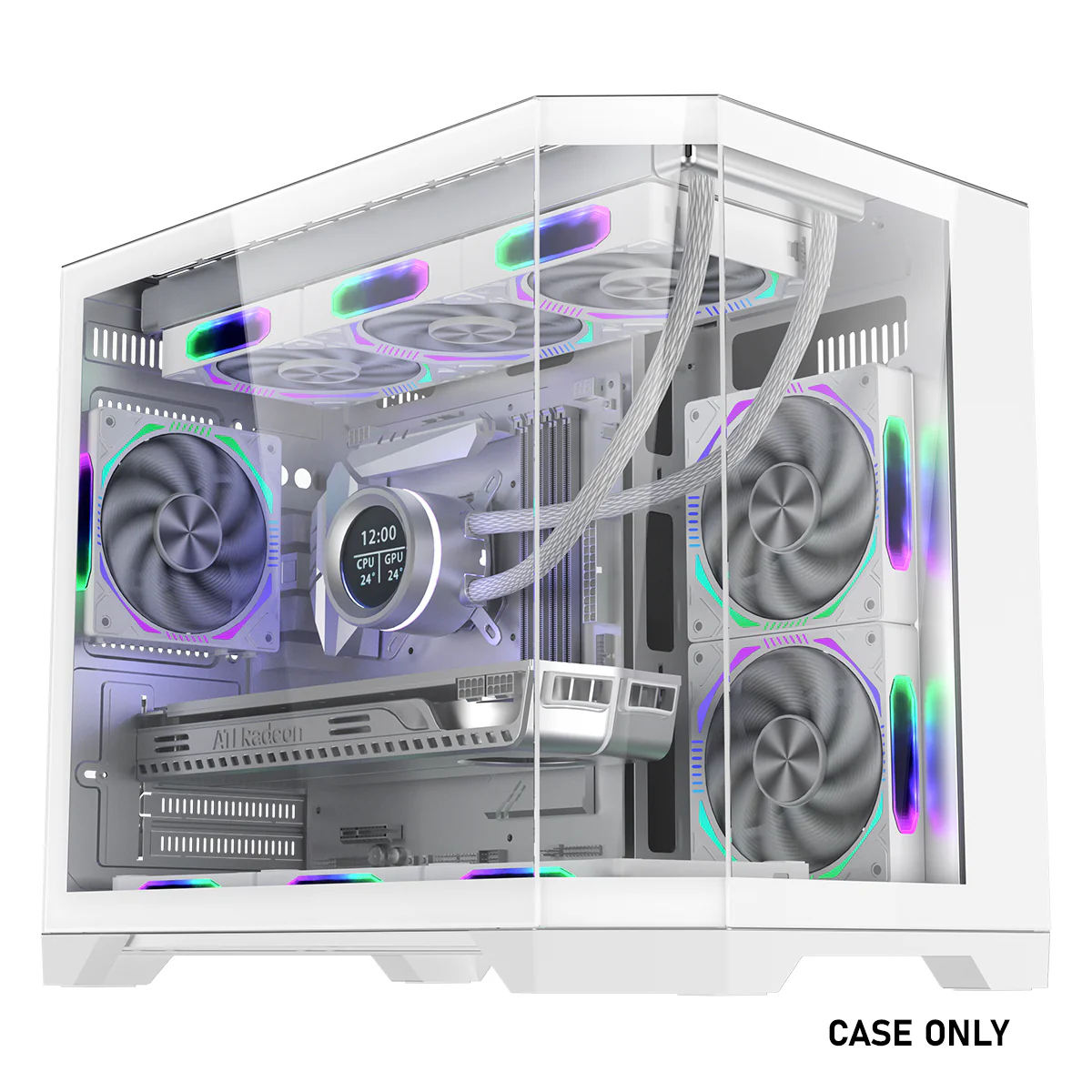 Coolman Spectra M-ATX Case - White