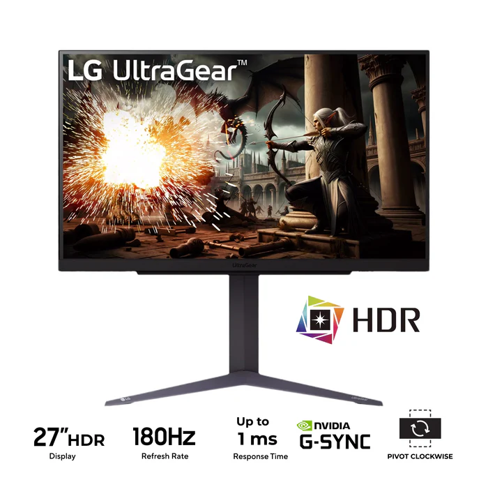 LG 27" Ultragear QHD IPS 180Hz 27GS75Q-B