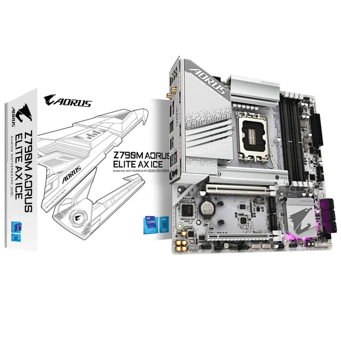 Gigabyte Z790M Aorus Elite AX ICE (WIFI+BT) DDR5