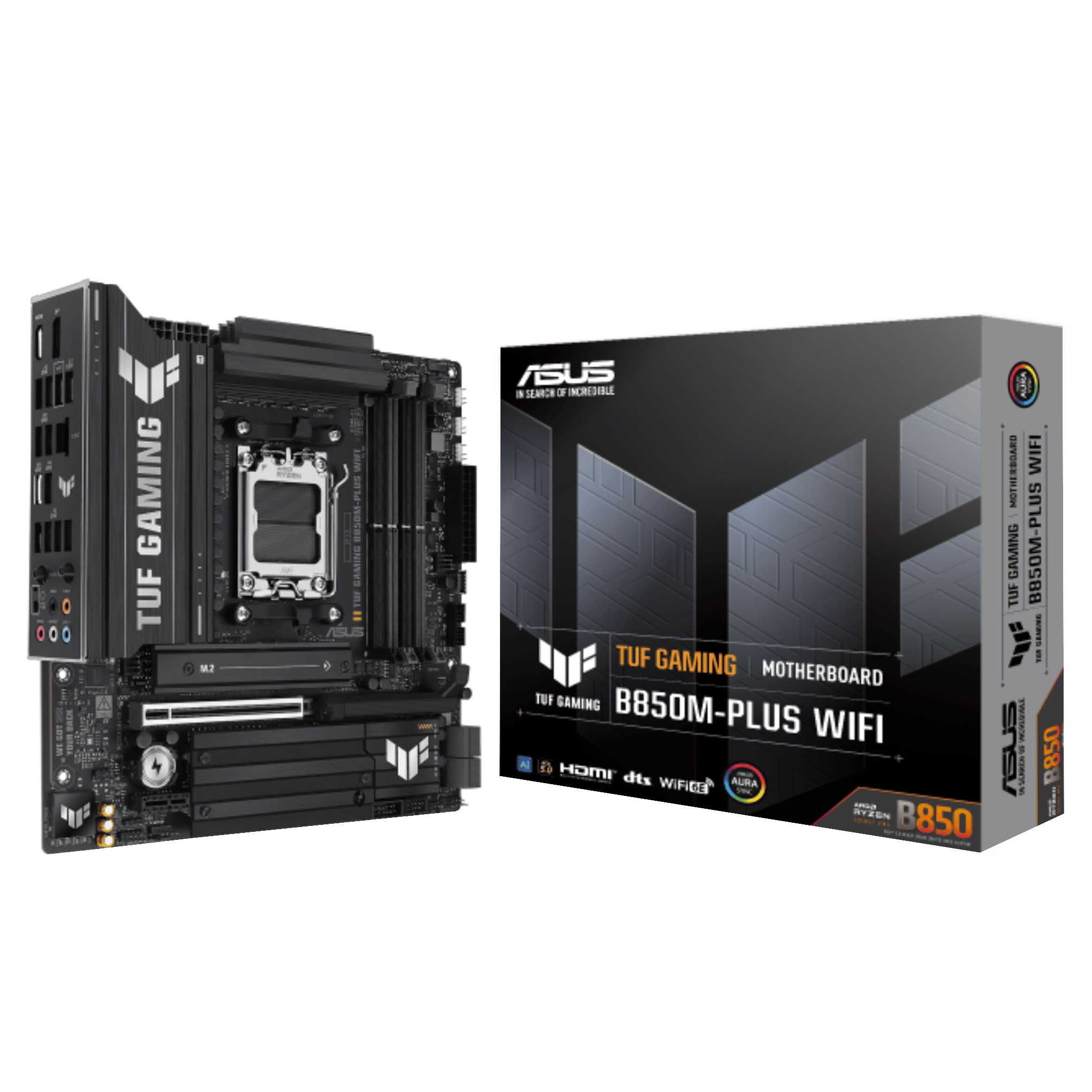 ASUS TUF GAMING B850M-PLUS AM5 DDR5 MOTHERBOARD