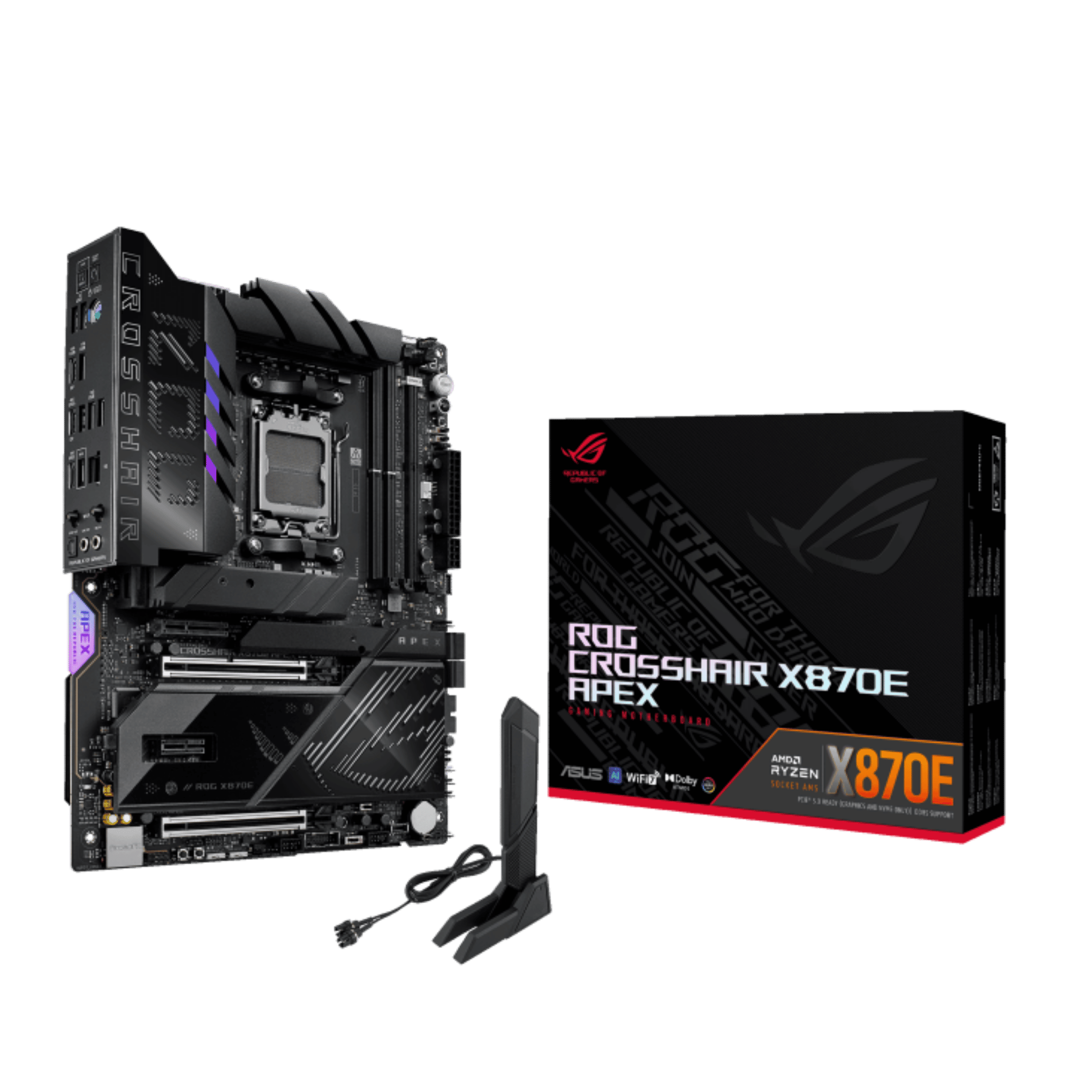 ASUS ROG CROSSHAIR X870E APEX AM5 DDR5 MOTHERBOARD