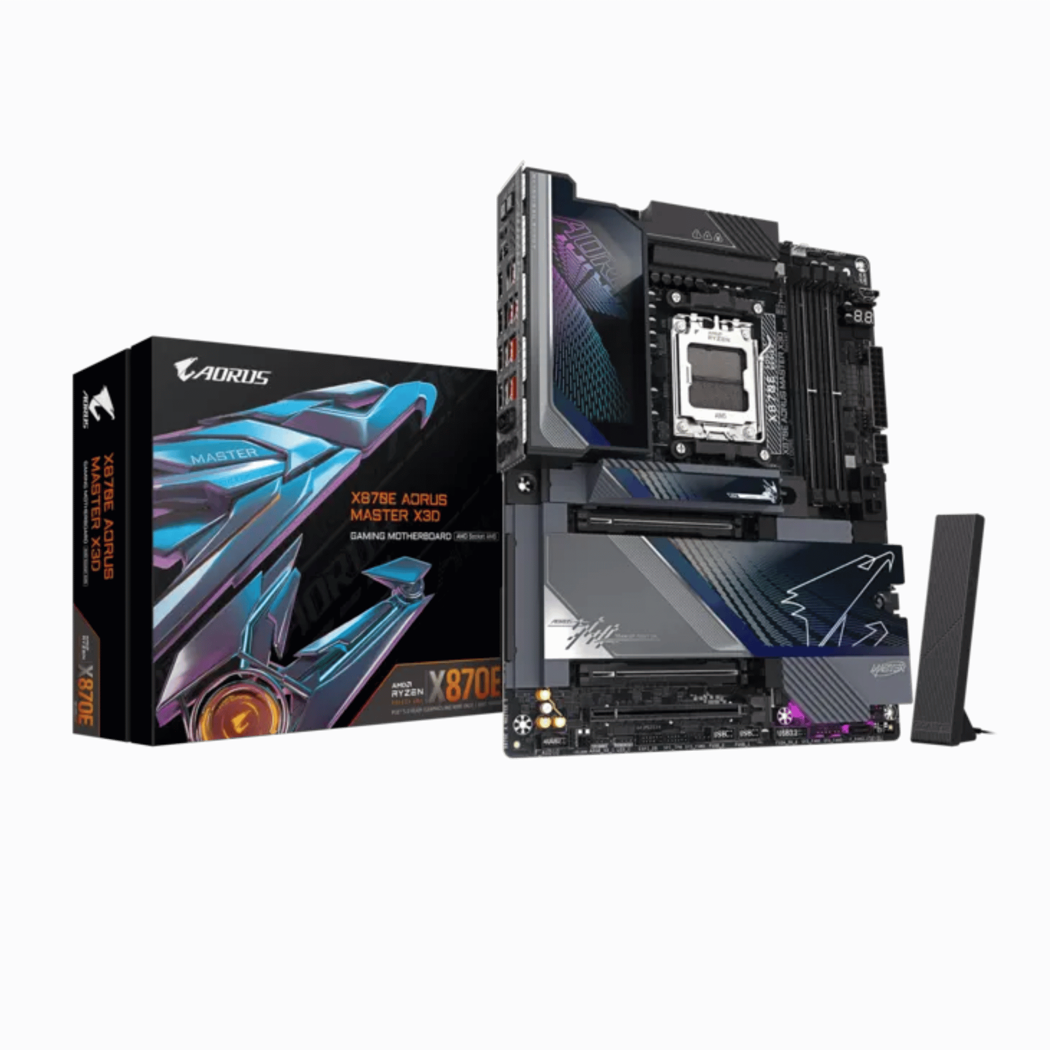 GIGABYTE X870E AORUS MASTER X3D AM5 DDR5 MOTHERBOARD