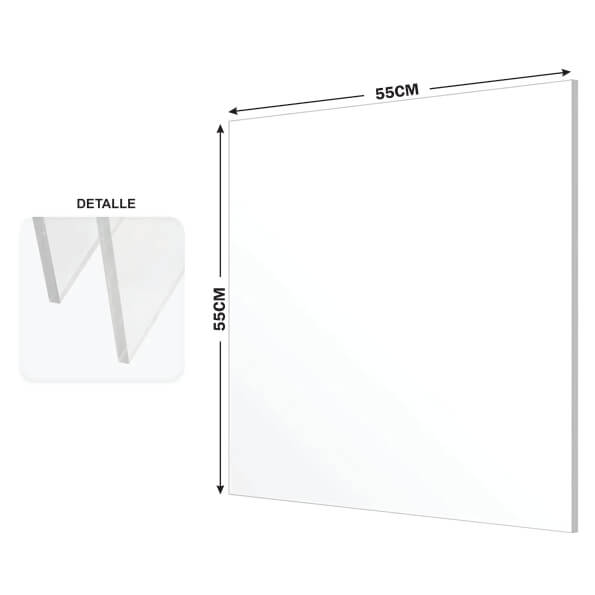 ACRILICO 100% ORIGINAL 4MM 55CM X 55CM