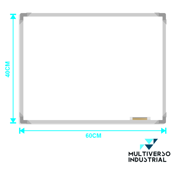 TABLERO BORRABLE ACRÍLICO BLANCO 60X40CM