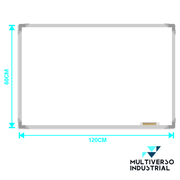 TABLERO BORRABLE ACRÍLICO BLANCO 120X60CM