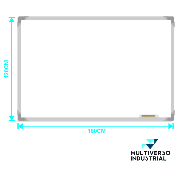 TABLERO BORRABLE ACRÍLICO BLANCO 120X180CM