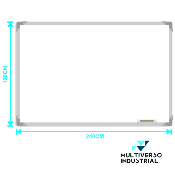 TABLERO BORRABLE ACRÍLICO BLANCO 120X240CM
