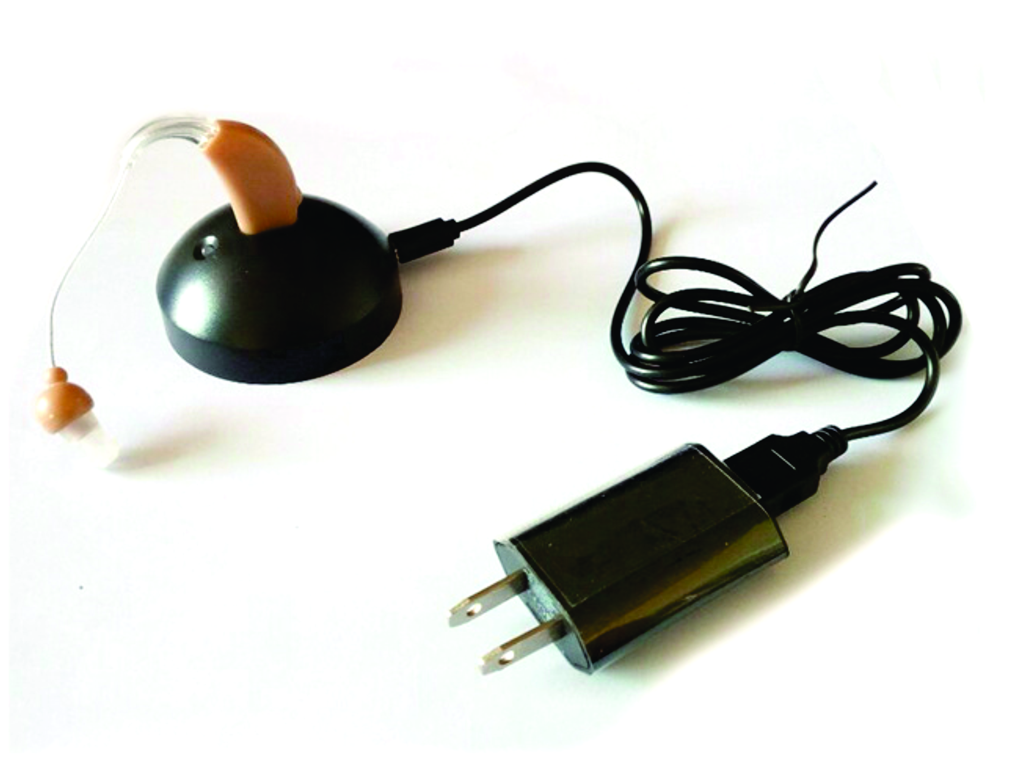 Audífono Para Sordera Recargable Usb Con Base De Carga