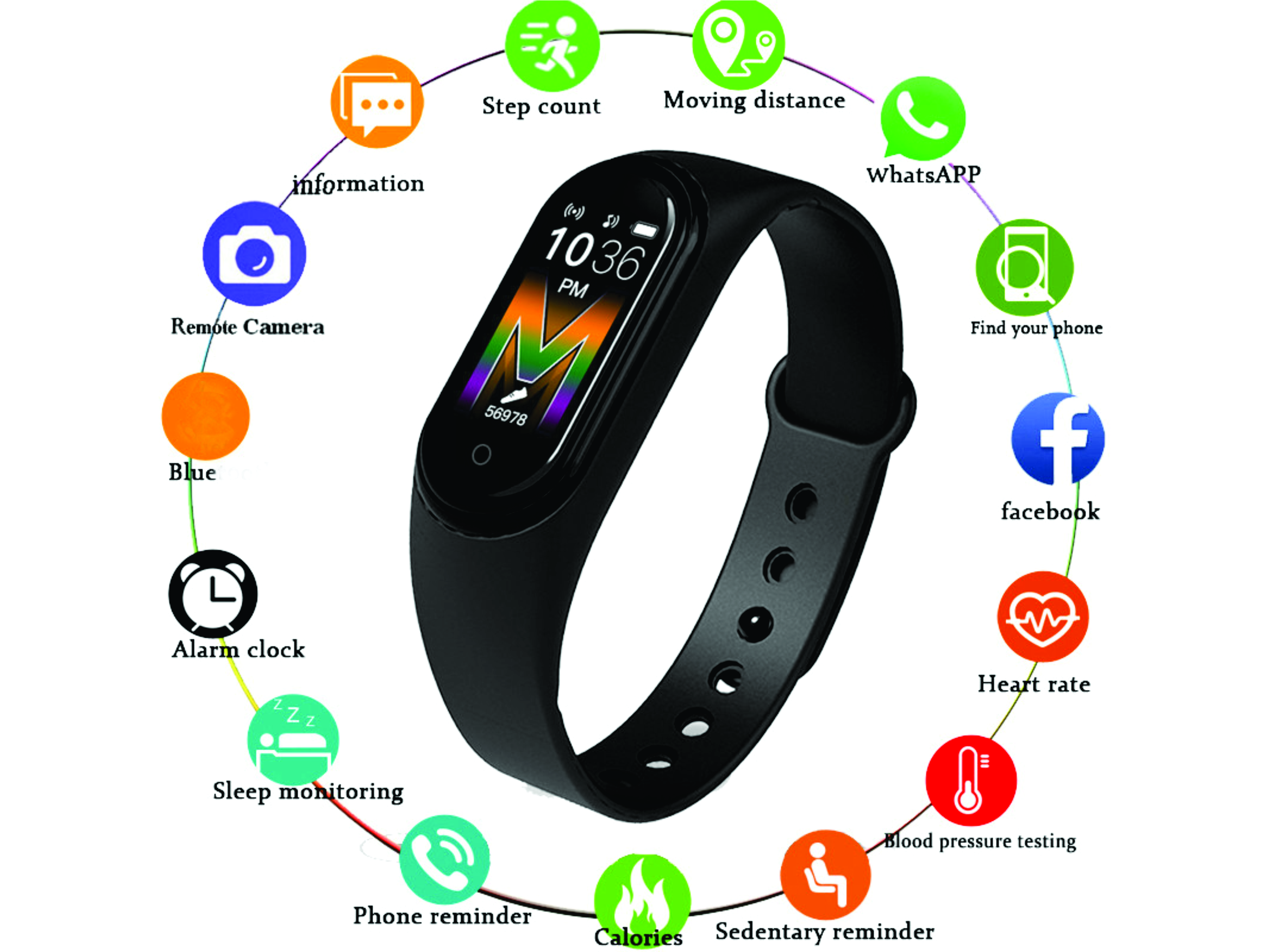 Smartwatch Sport M5 - Diseño Moderno