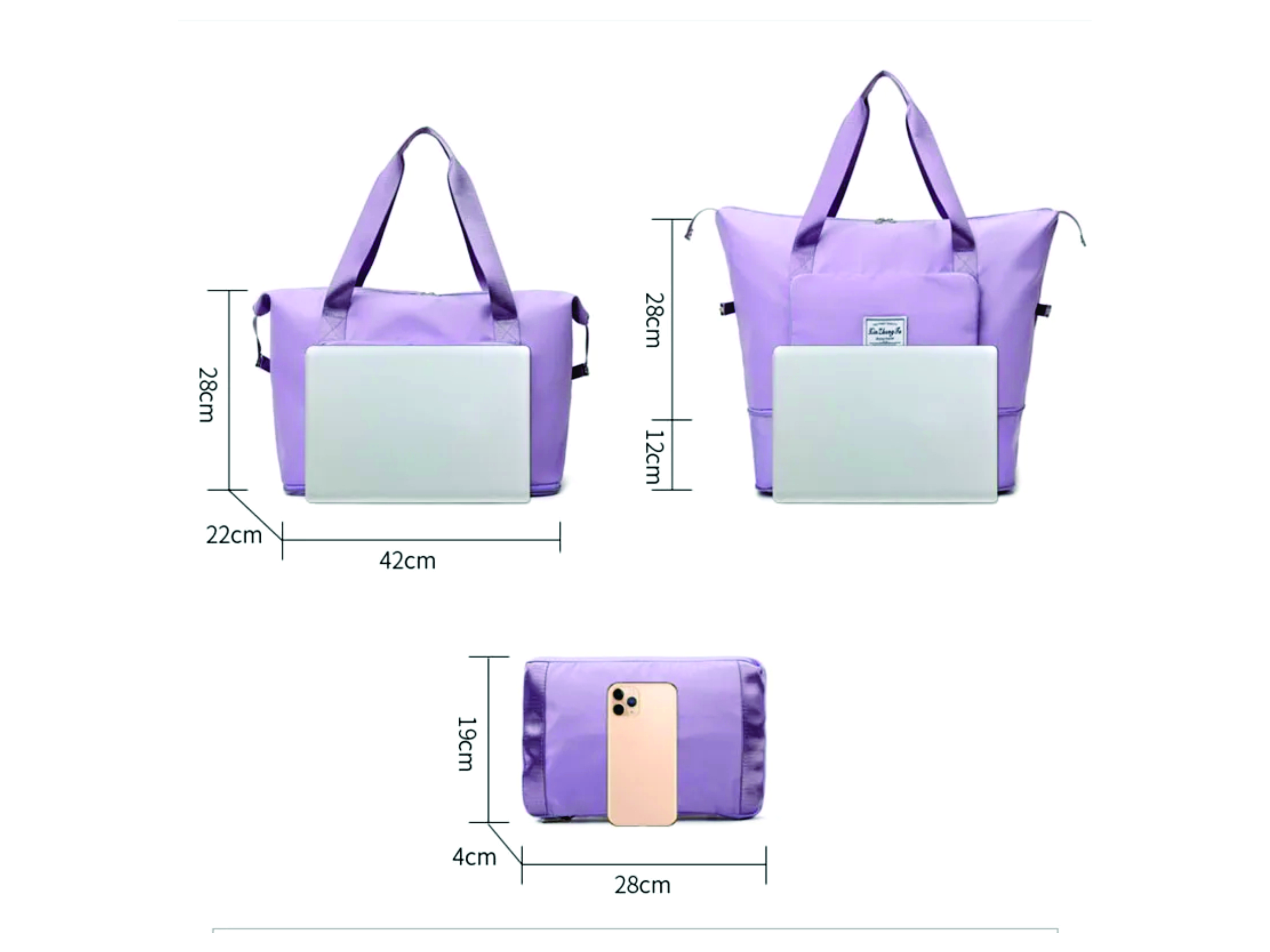 Bolso Expandible Viajero Diferentes Colores Multifuncional