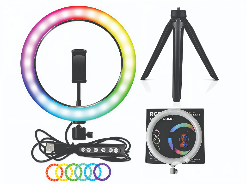 Aro Rgb 26 Cm Tripode - Base Celular