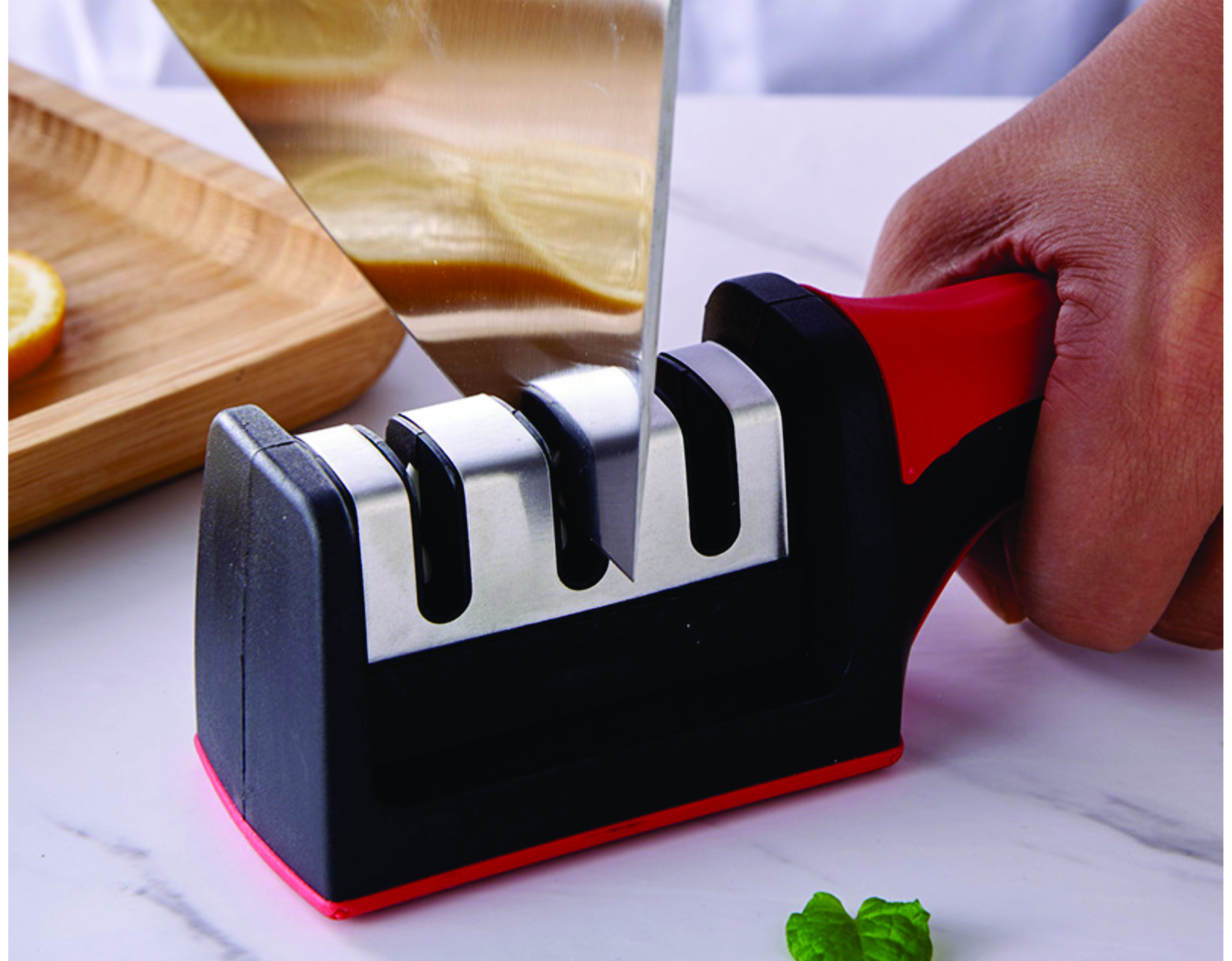 Afilador De Cuchillos Ergonómico Multifuncional - Cocina