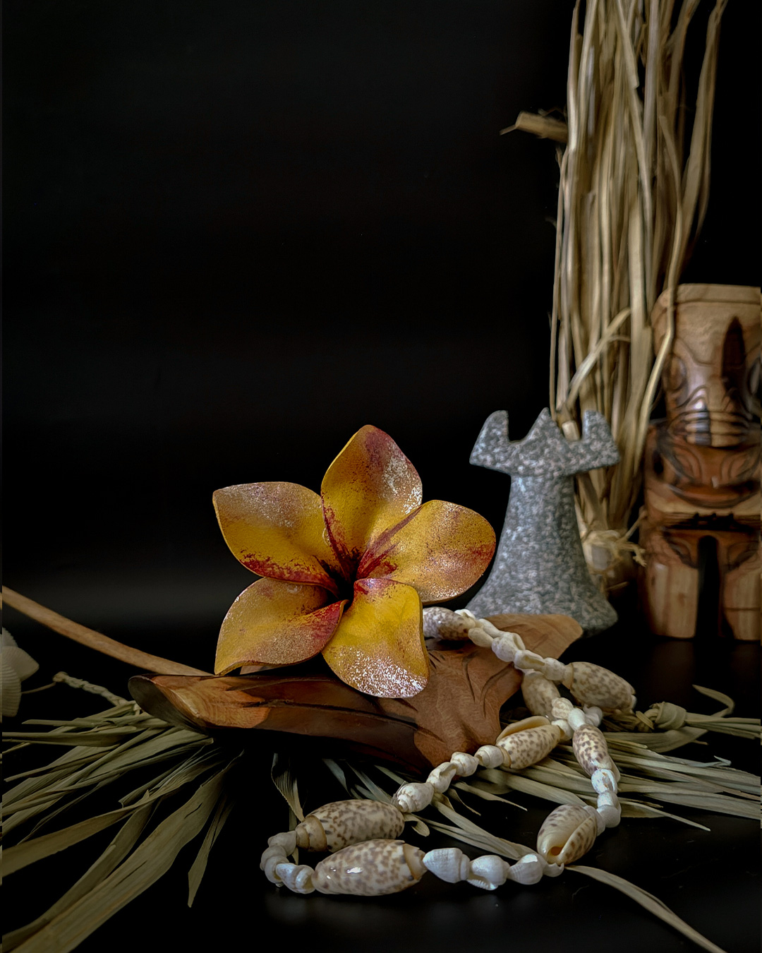 Tipanier - Ocre et rouge - Taille L