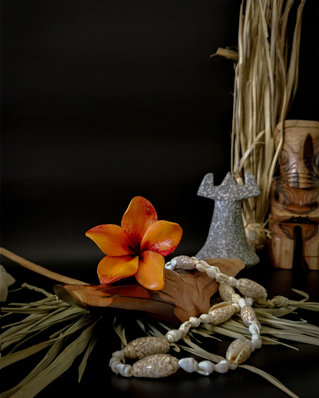 Tipanier - orange et rouge - Taille S